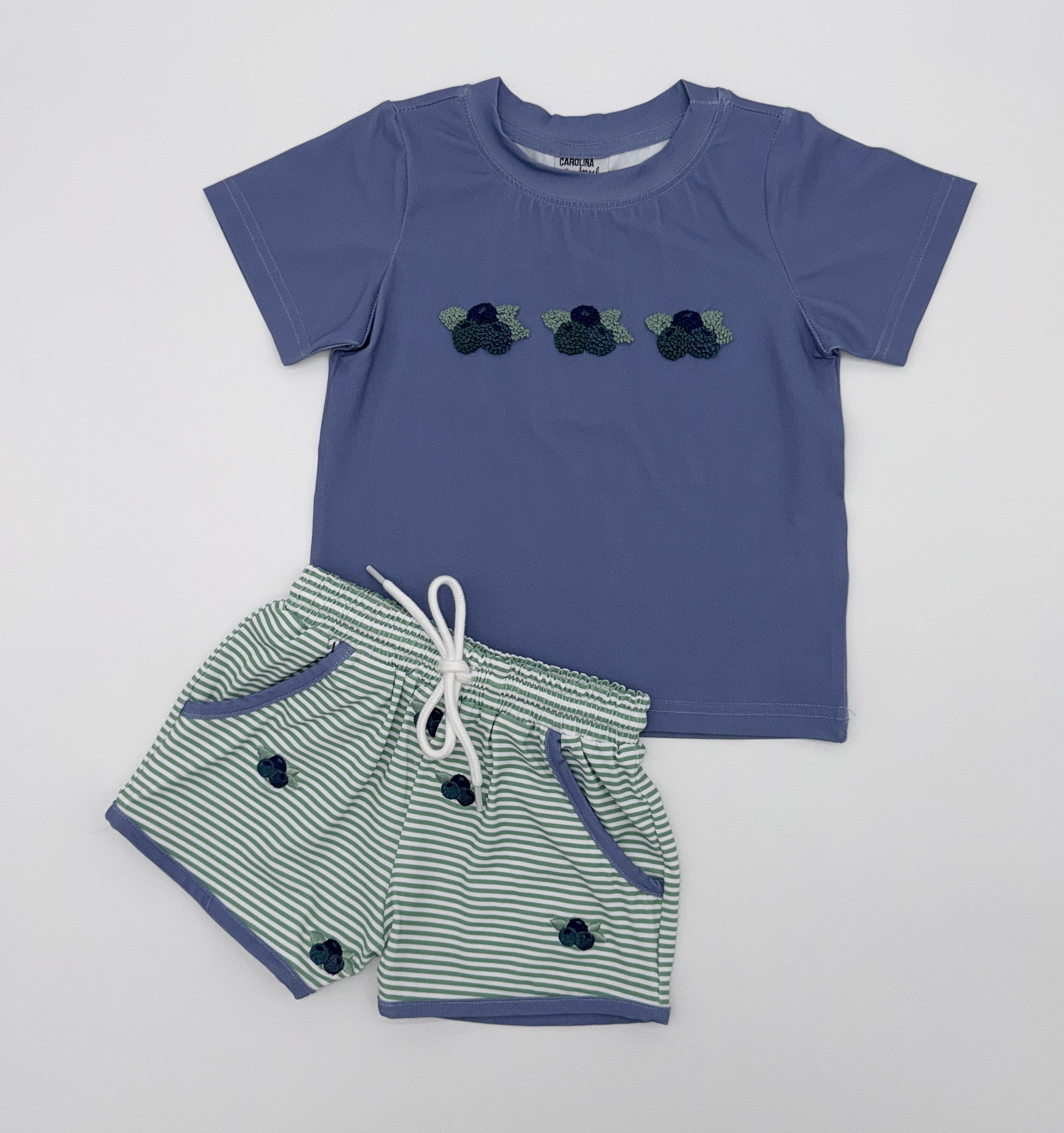 Picking Berries Boy Short Set