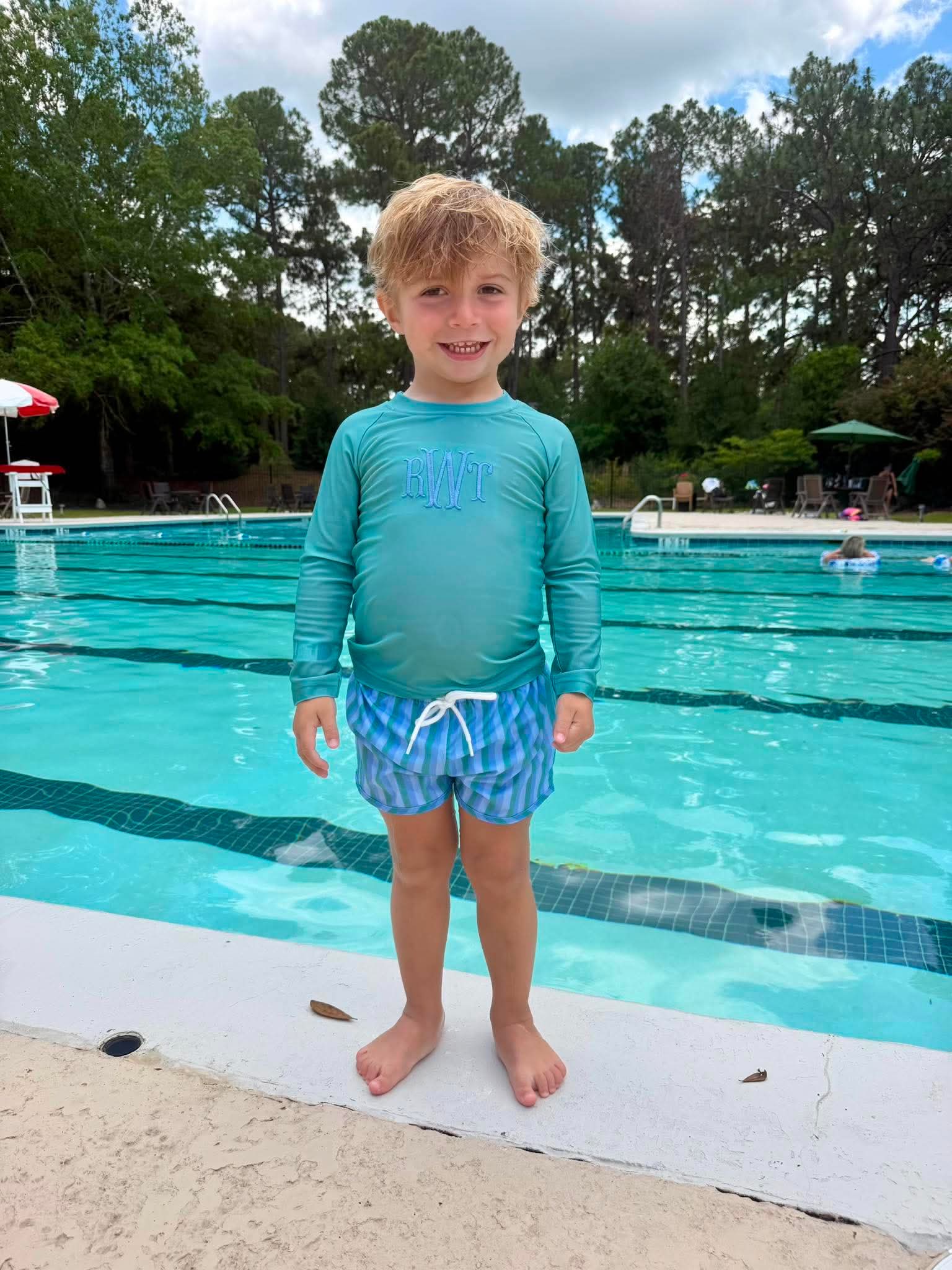 Harlee Swim Boy Rash Guard Set (no mono)