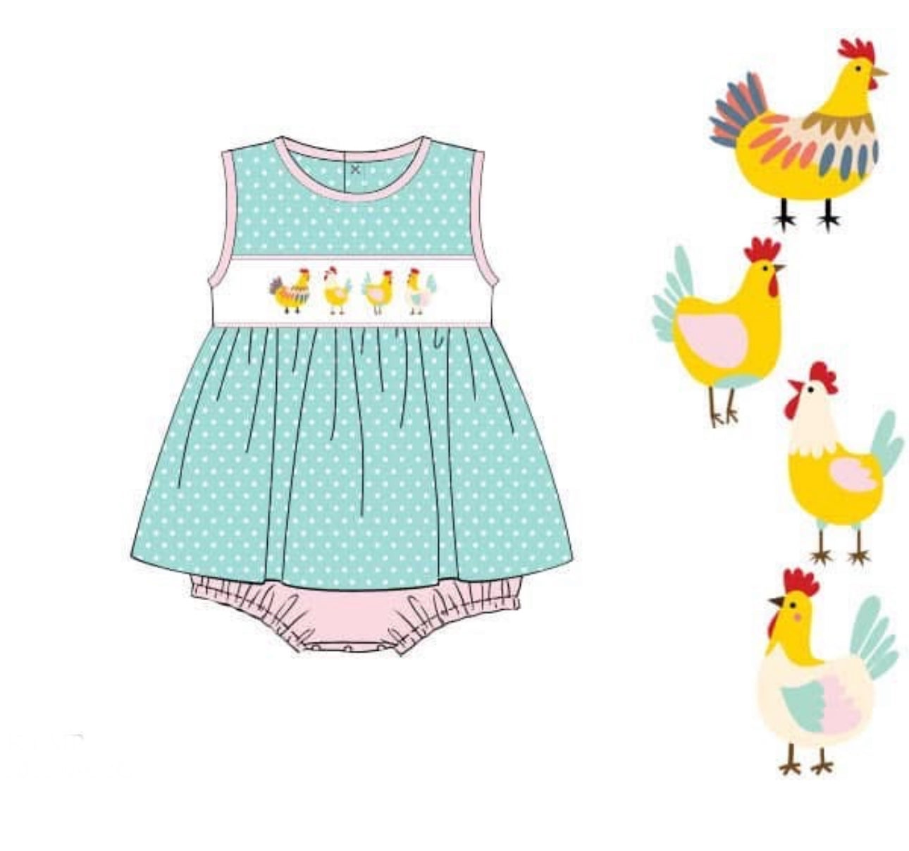 PO84 Chicken Coop Skirted Bubble