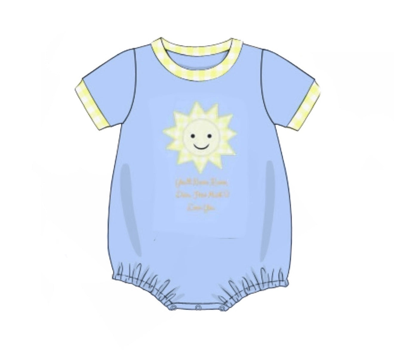 PO86 You Are My Sunshine Bubble