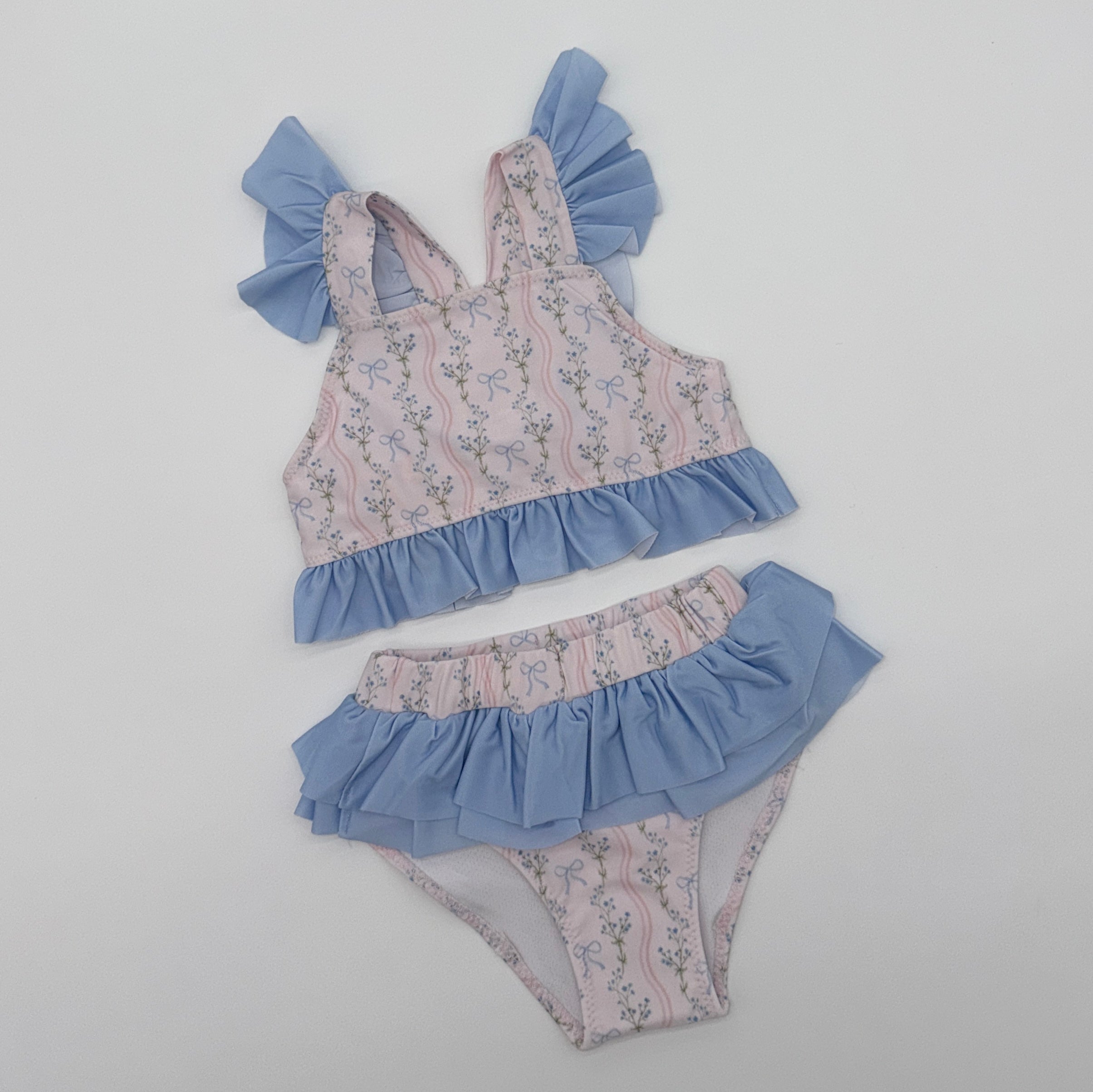 Marley Floral & Gingham Girl 2pc.