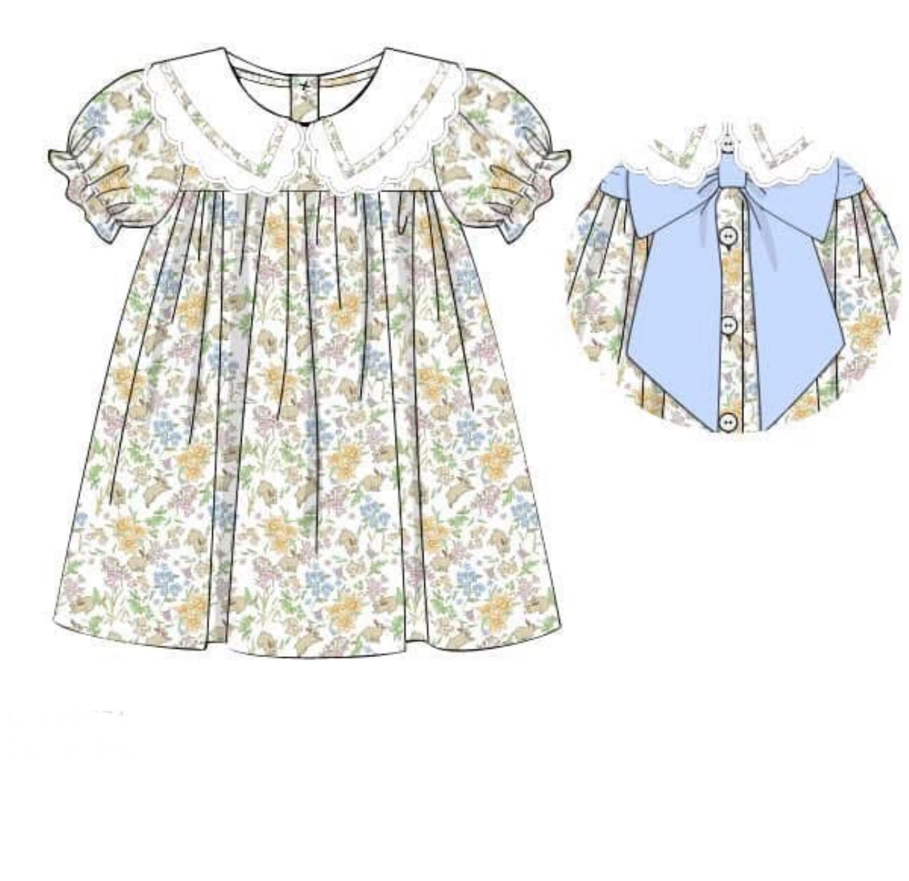 PO83 Easter Knits Dress