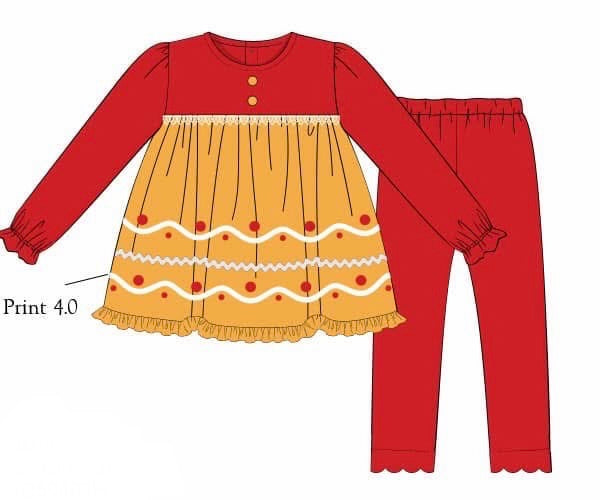 PO92 Holiday Dress Up - Girl Gingerbread
