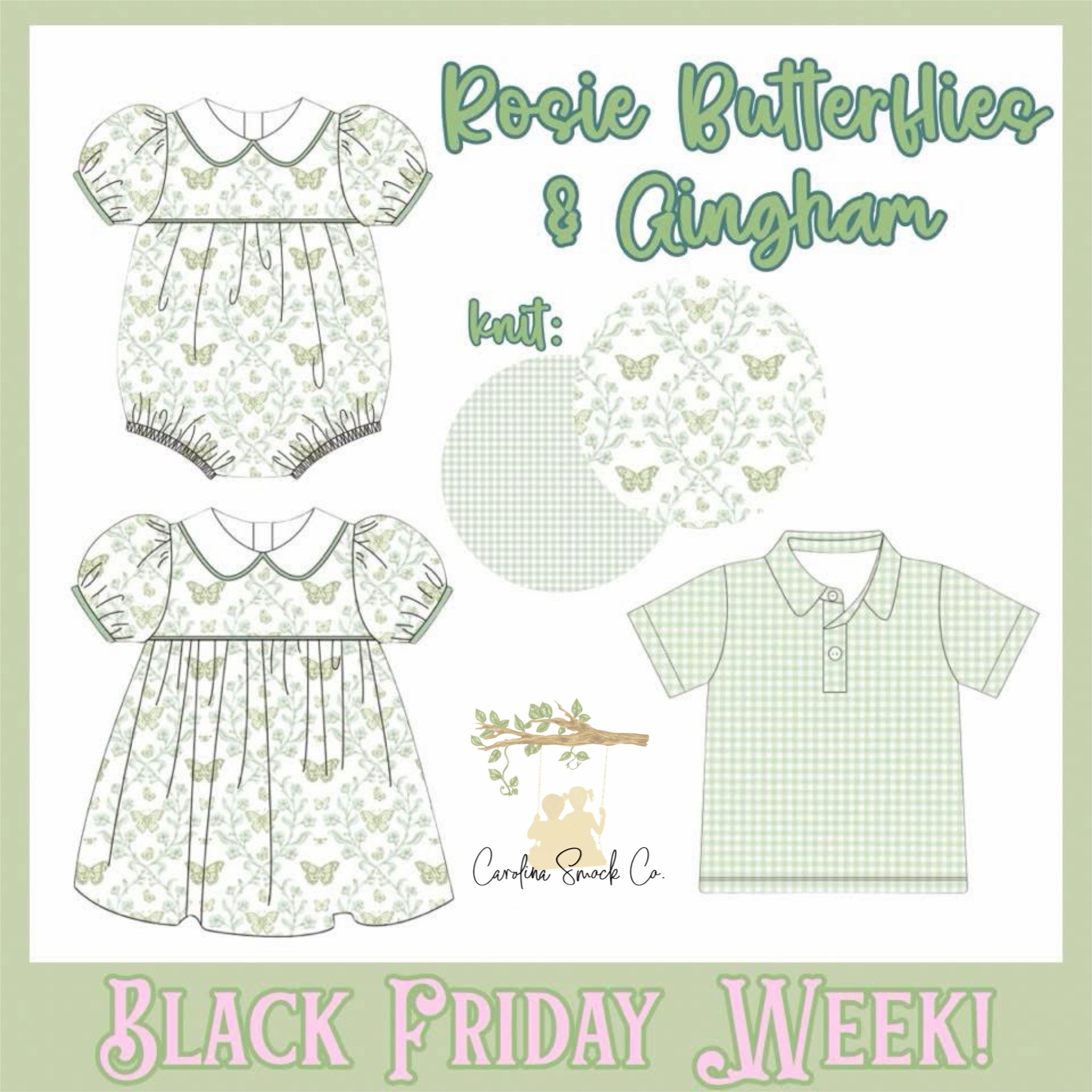 BFPO25 Rosie Butterflies & Gingham