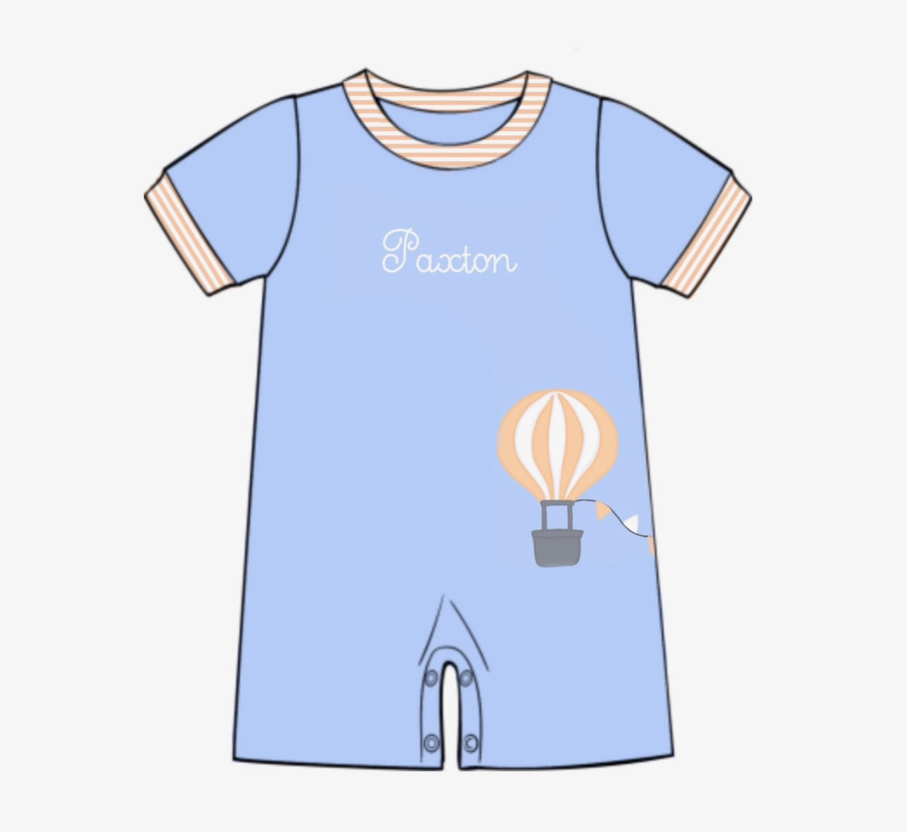 PO83 Flowers & Flights Romper