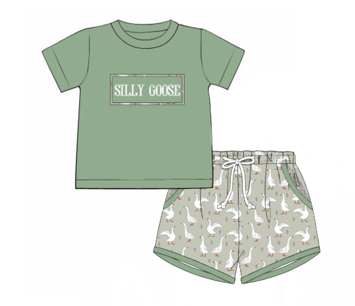 PO96 Silly Goose Boy Short Set