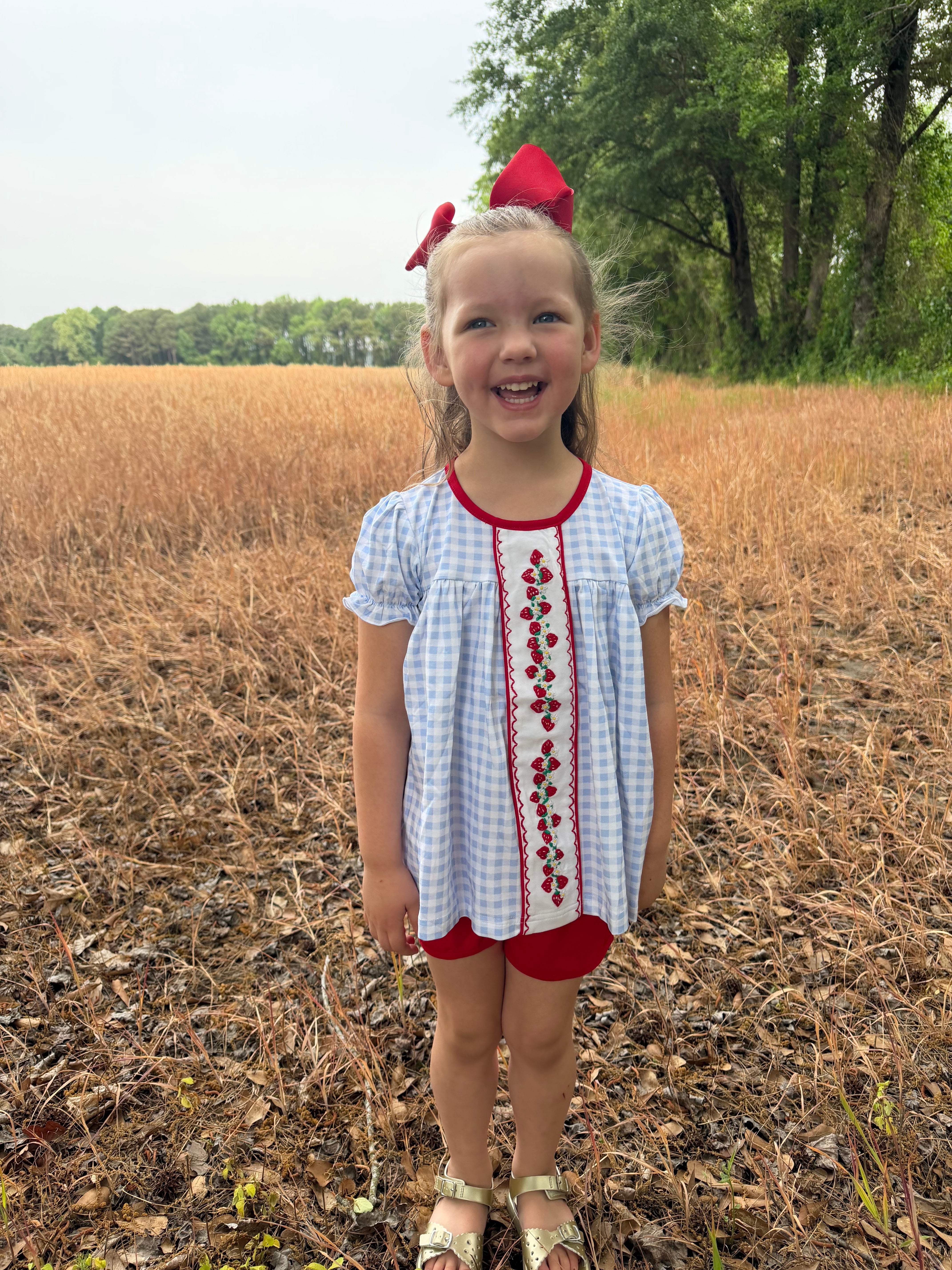 Strawberry Fields Girl Short Set