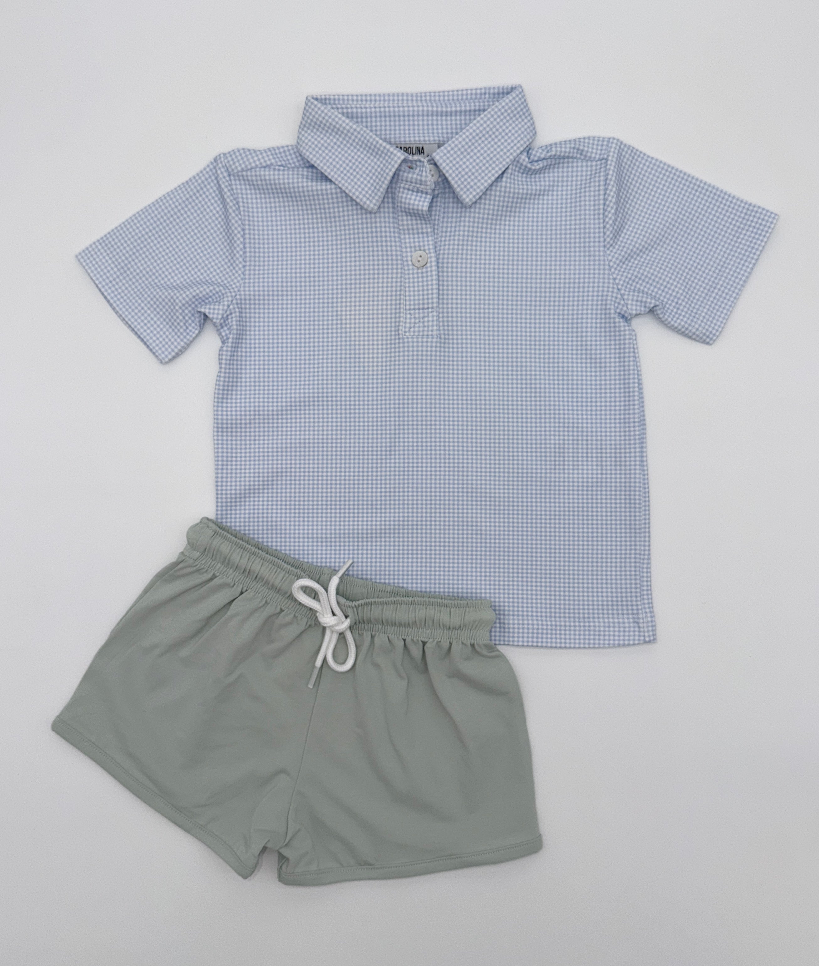 Gingham & Flowers Short Set