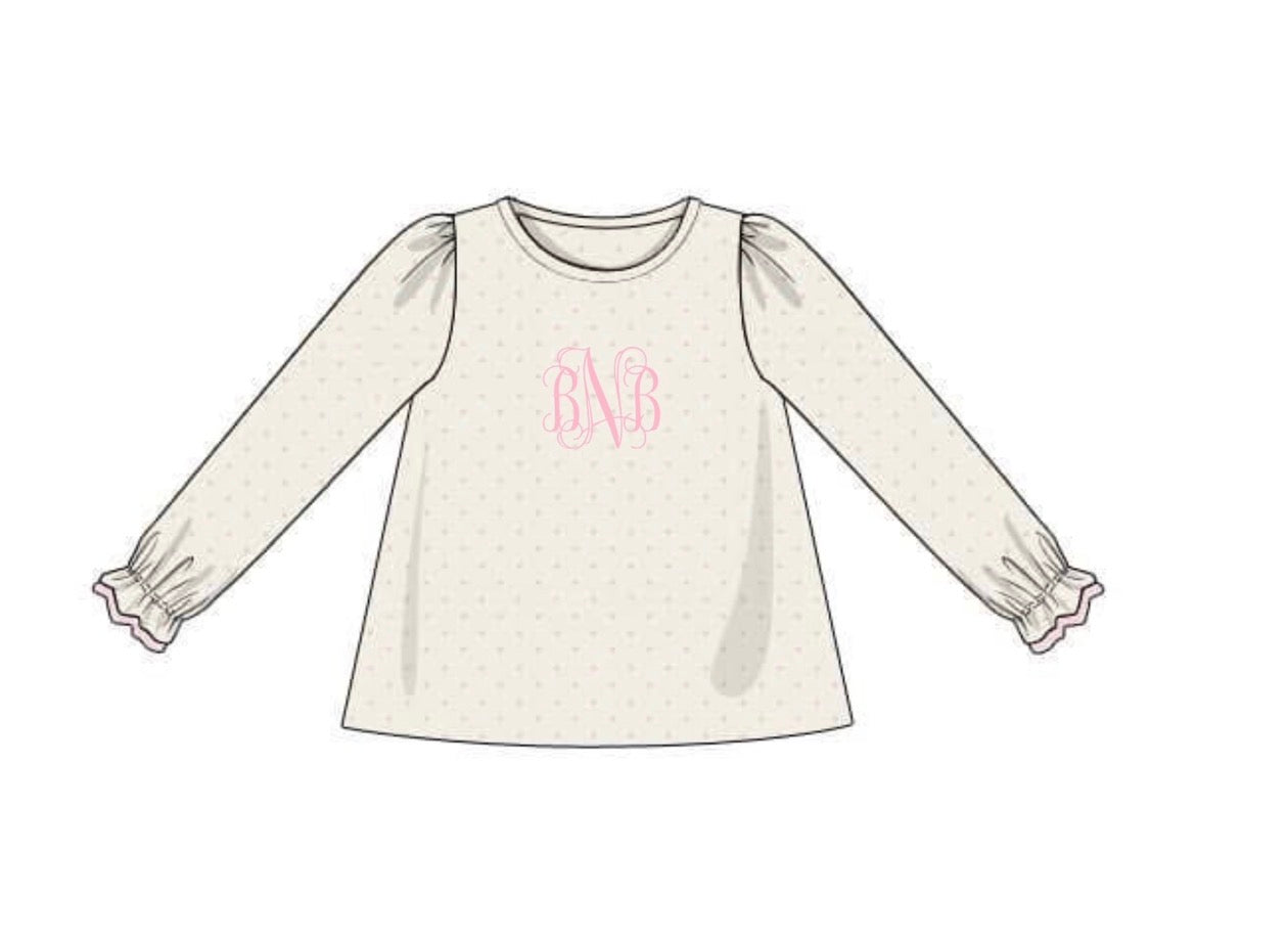 PO94 Girls Mix & Match - Pink Dot Shirt