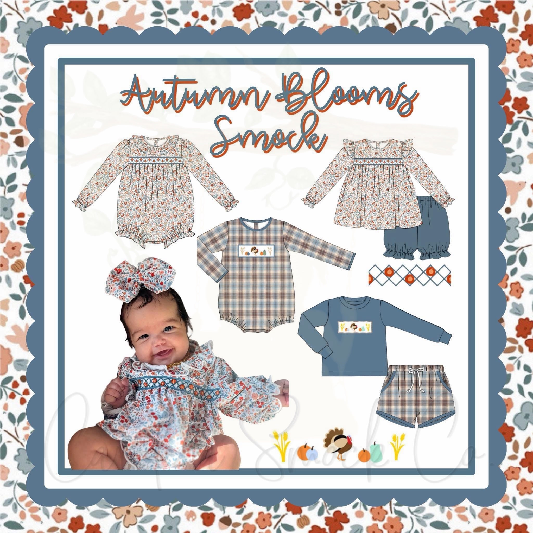 PO91.5 Autumn Blooms Smock