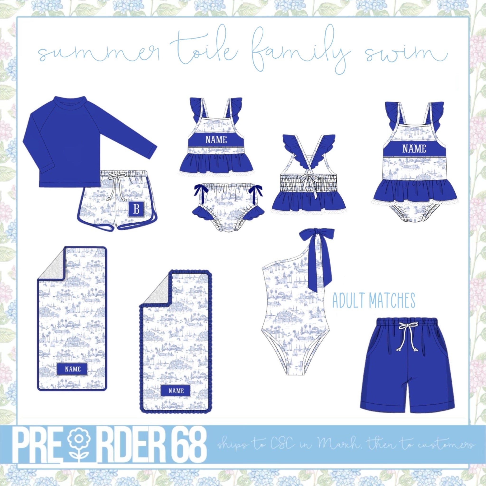 PO68 Sumer Toile Family Swim