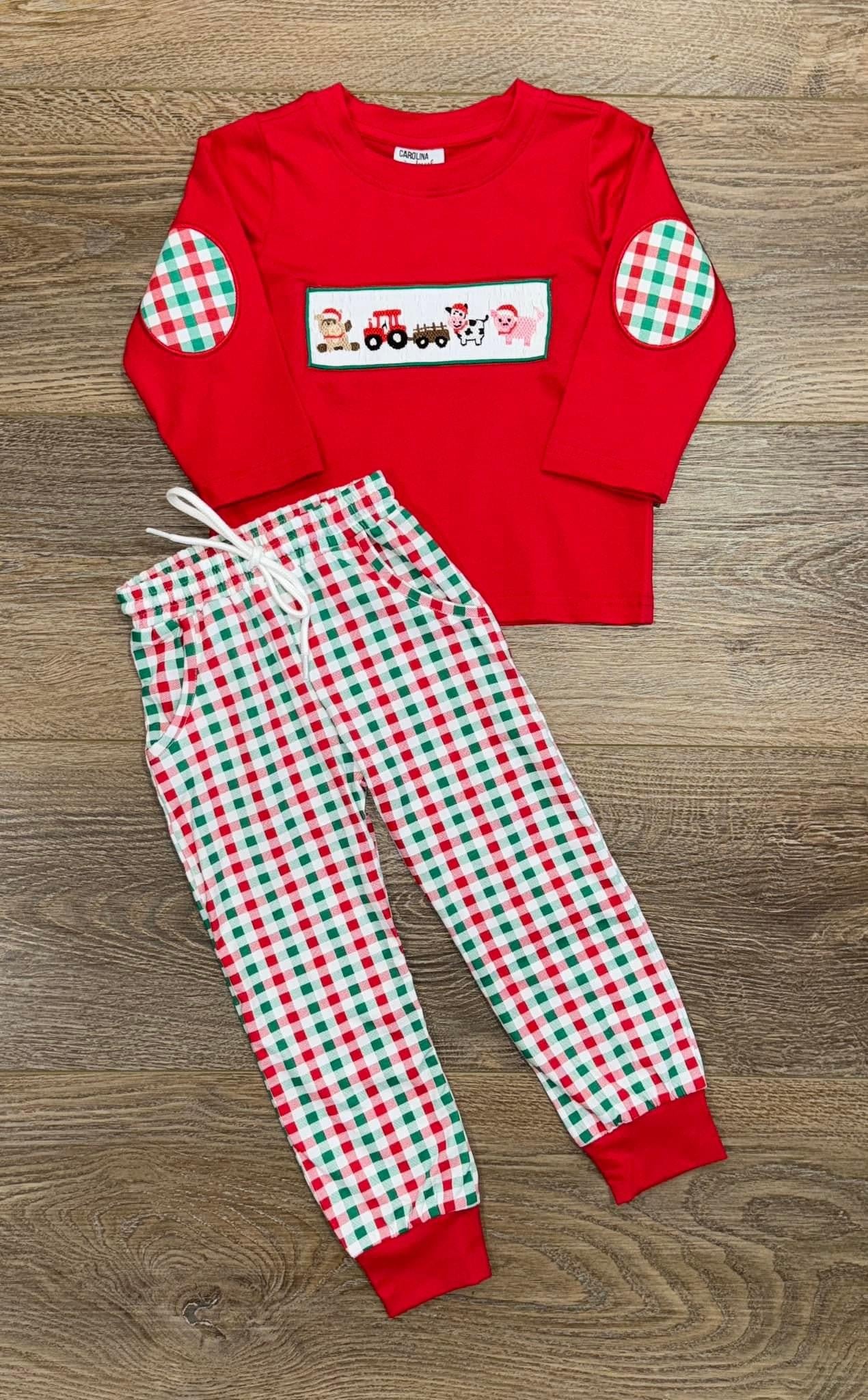 Christmas on the Farm Jogger Set