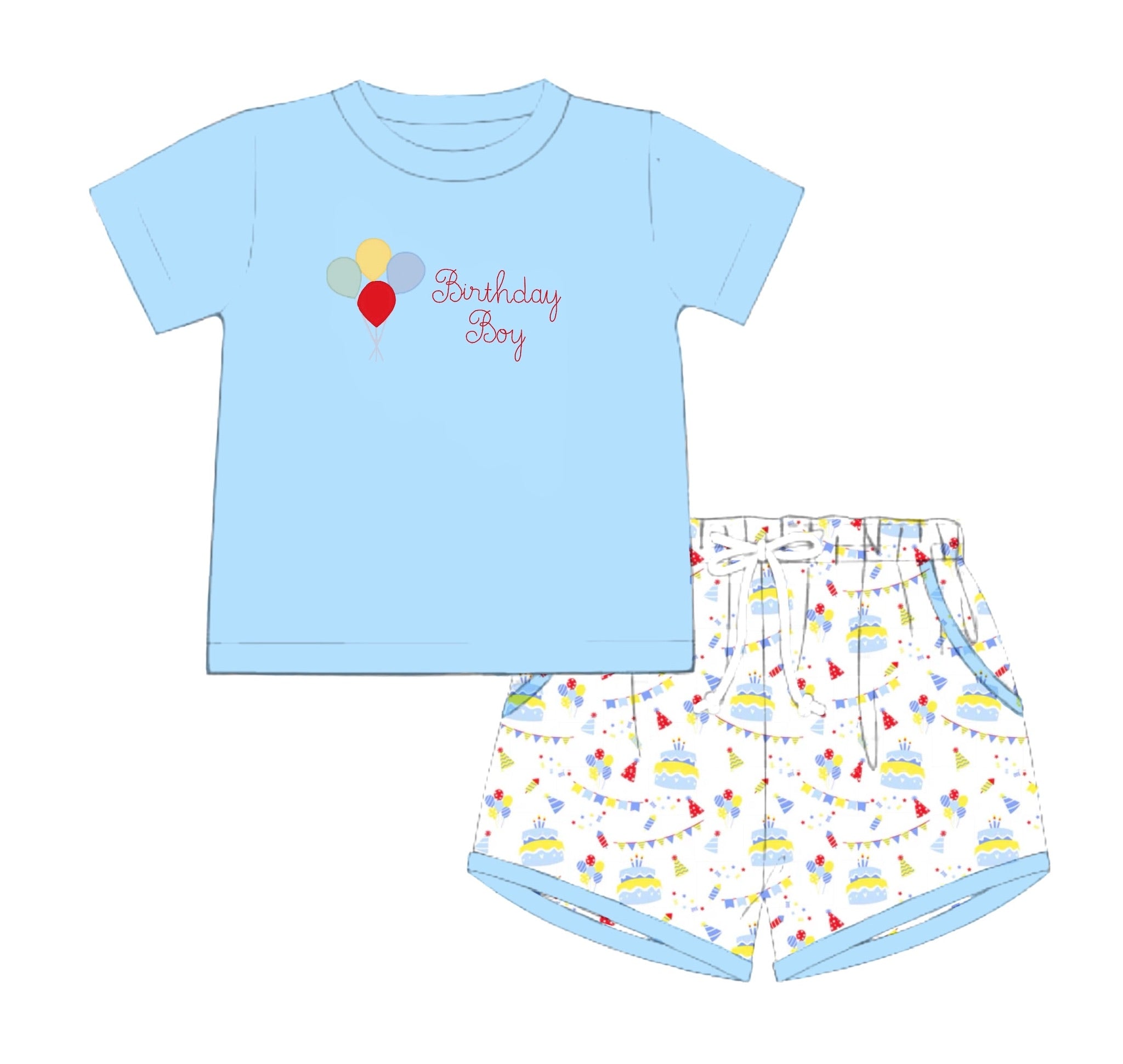 PO84 Birthday Babes Short Set