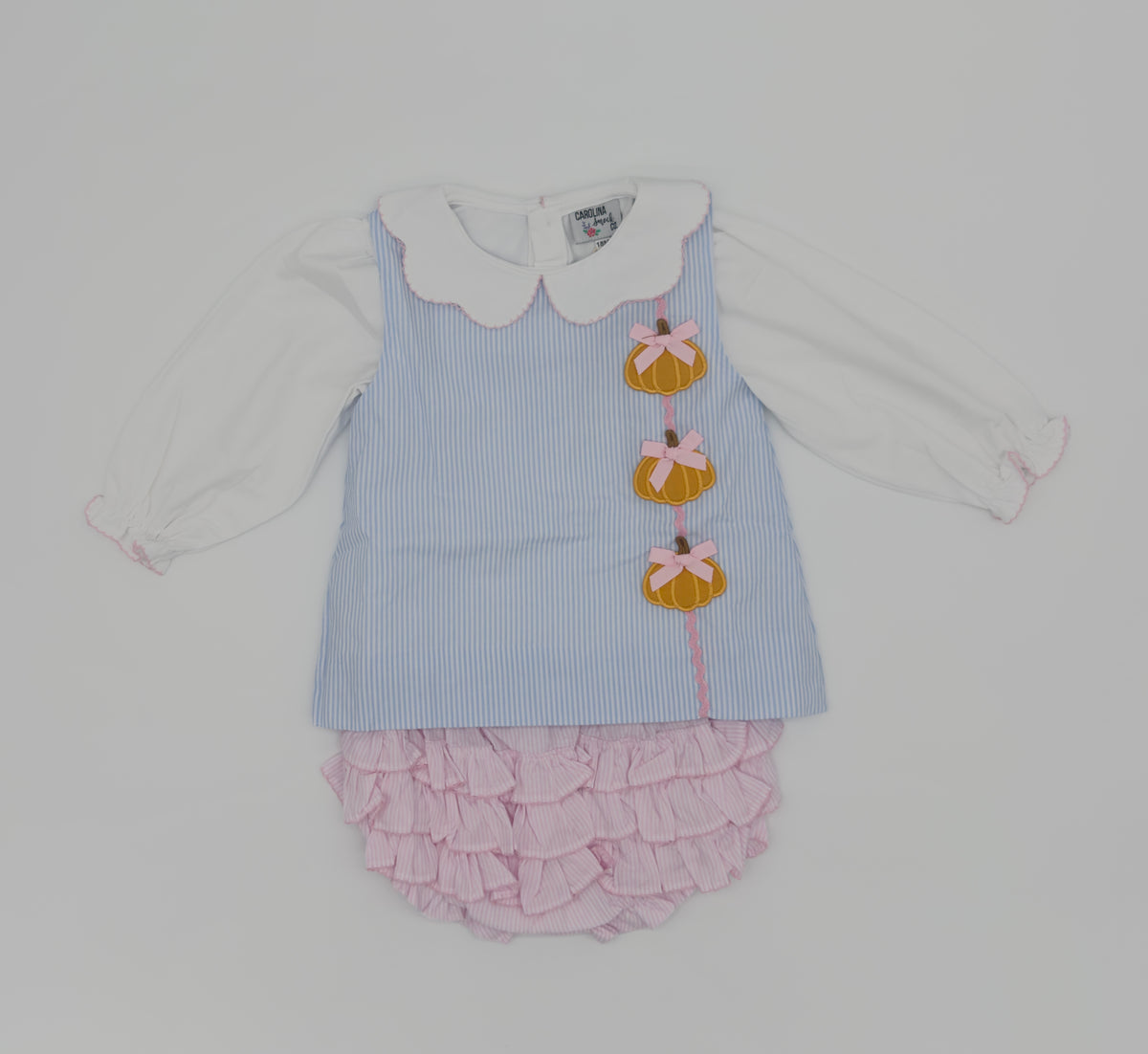 Pumpkin Trellis Bloomer Set