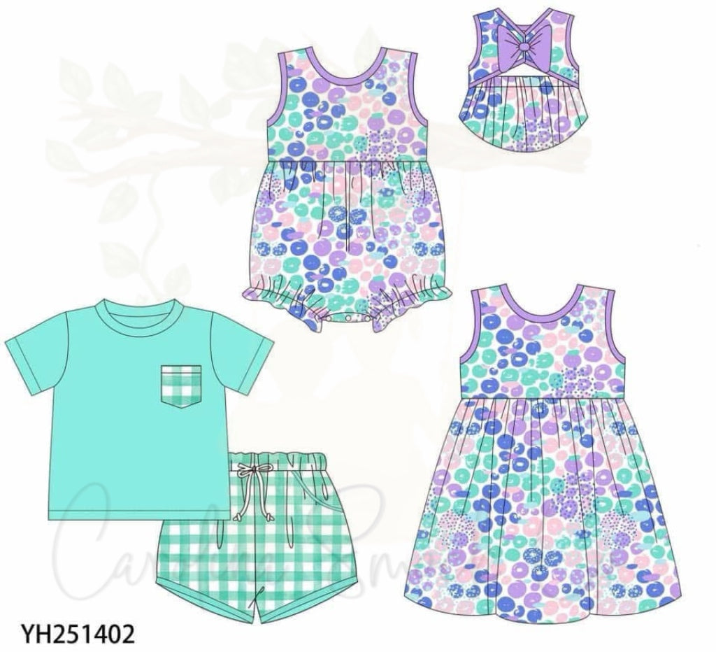 PO71.5 Purple & Teal Sibling Collection