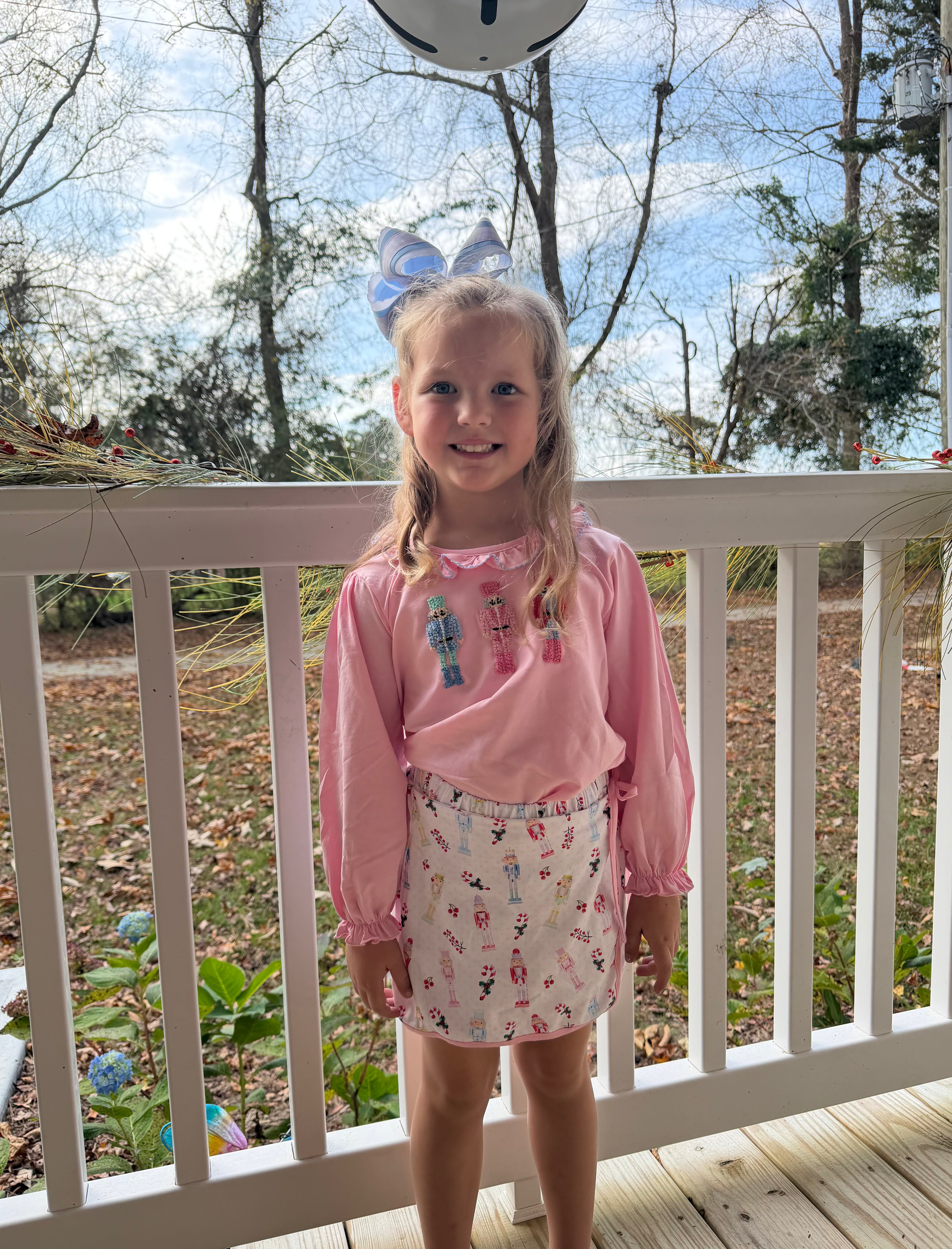 Pastel Nutcrackers Skort Set