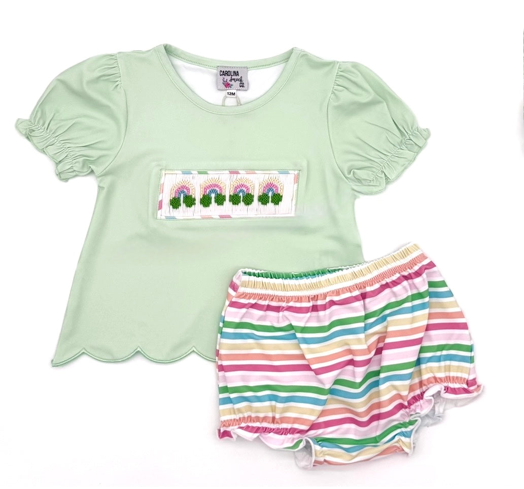 Lucky Stripe Bloomer Set