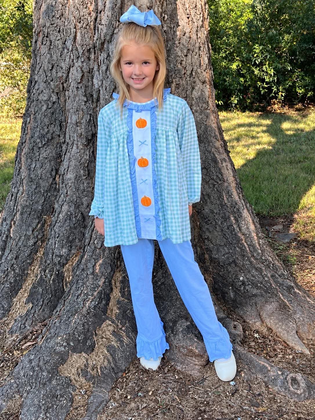 Pumpkins & Bows Pant Set