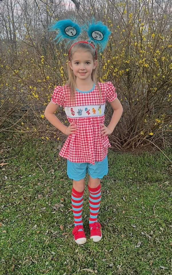 All Things Seuss Girl Short Set