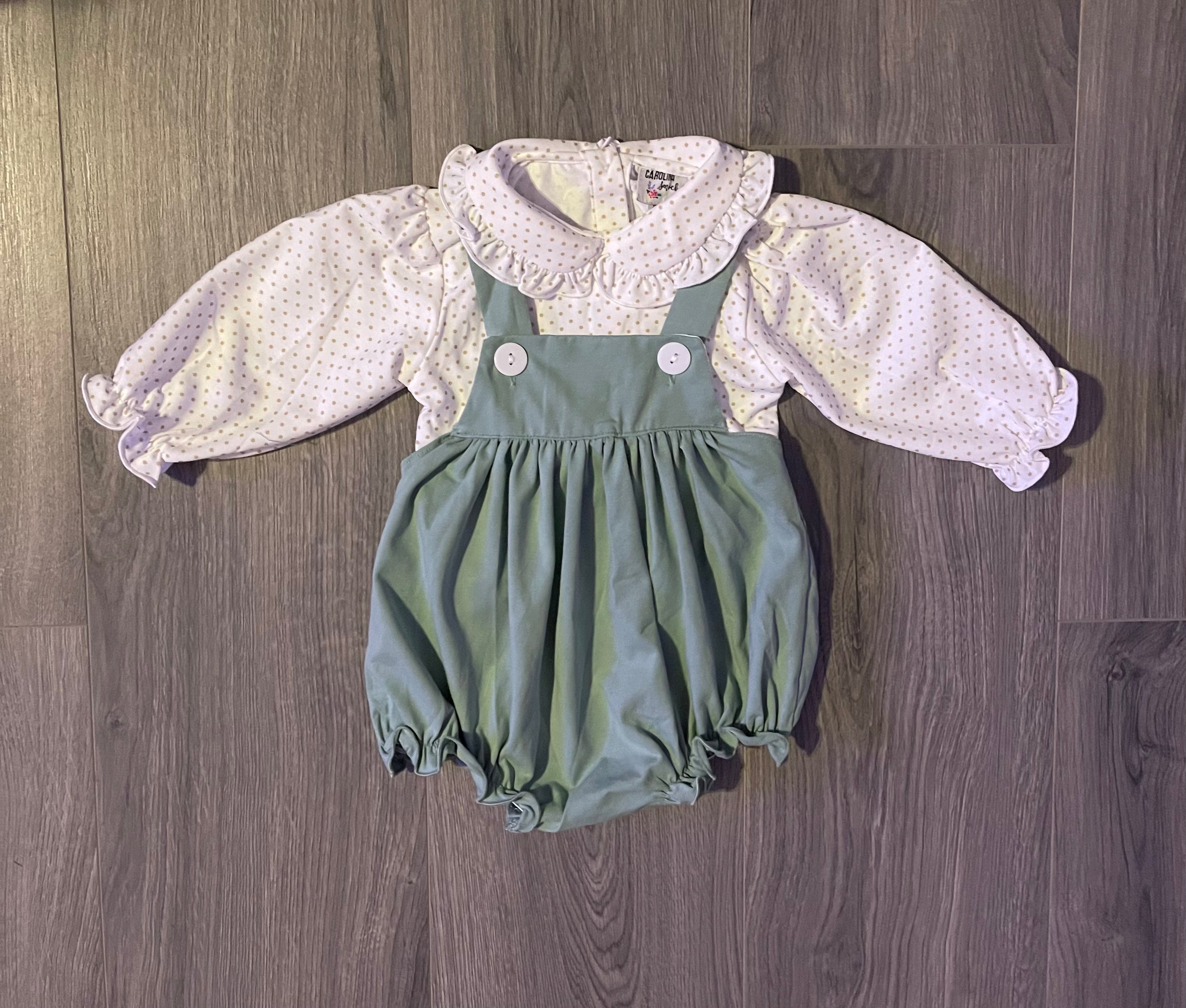 Sage & Khaki Knit Bubble Set