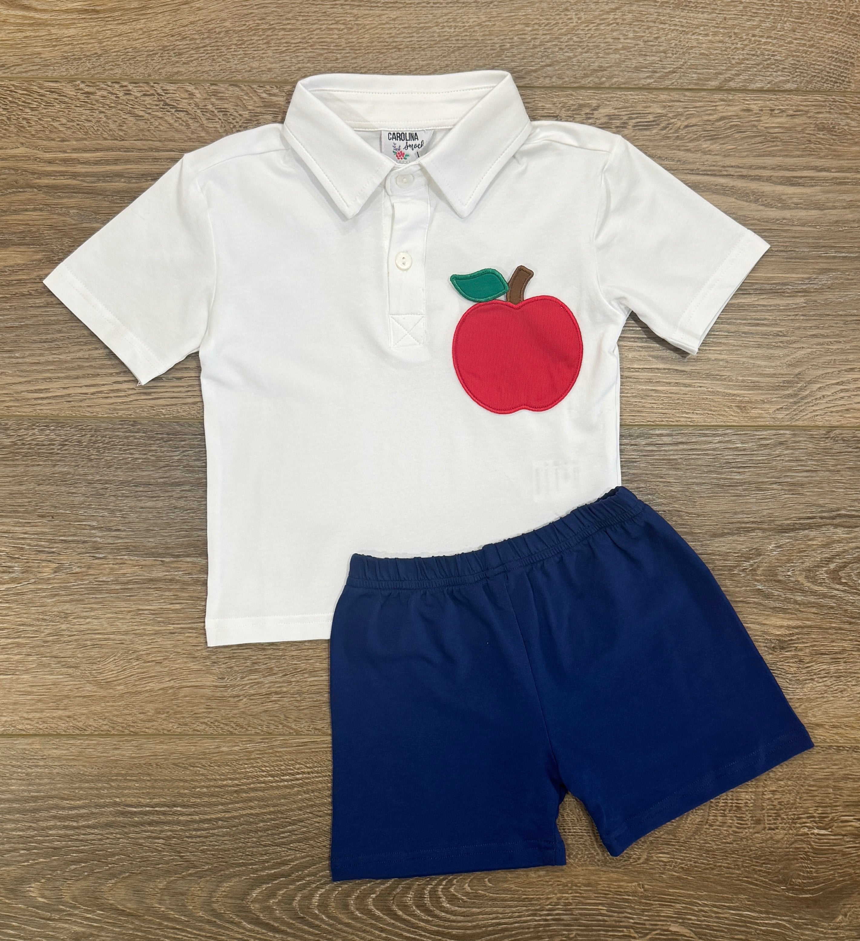 Apple Pockets Polo Set