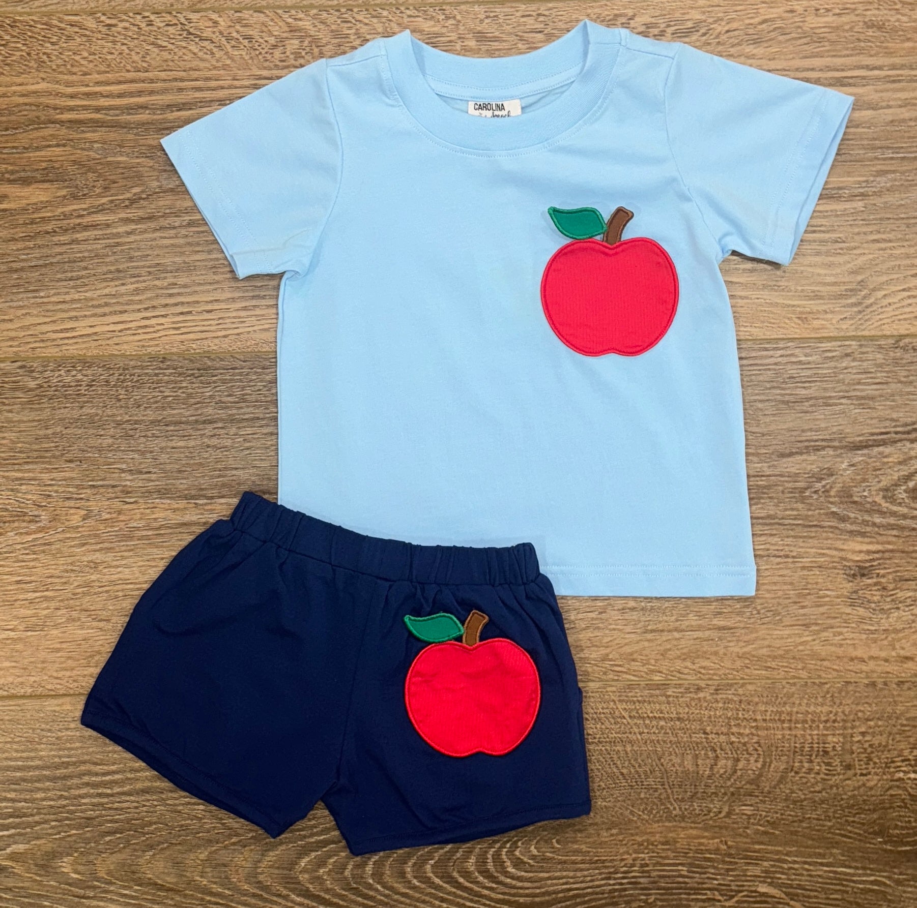 Apple Pockets Shorties Set