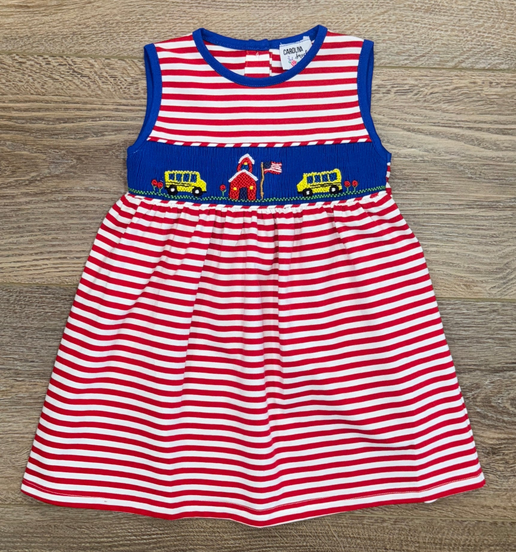 Smocked Schoolhouse Dress