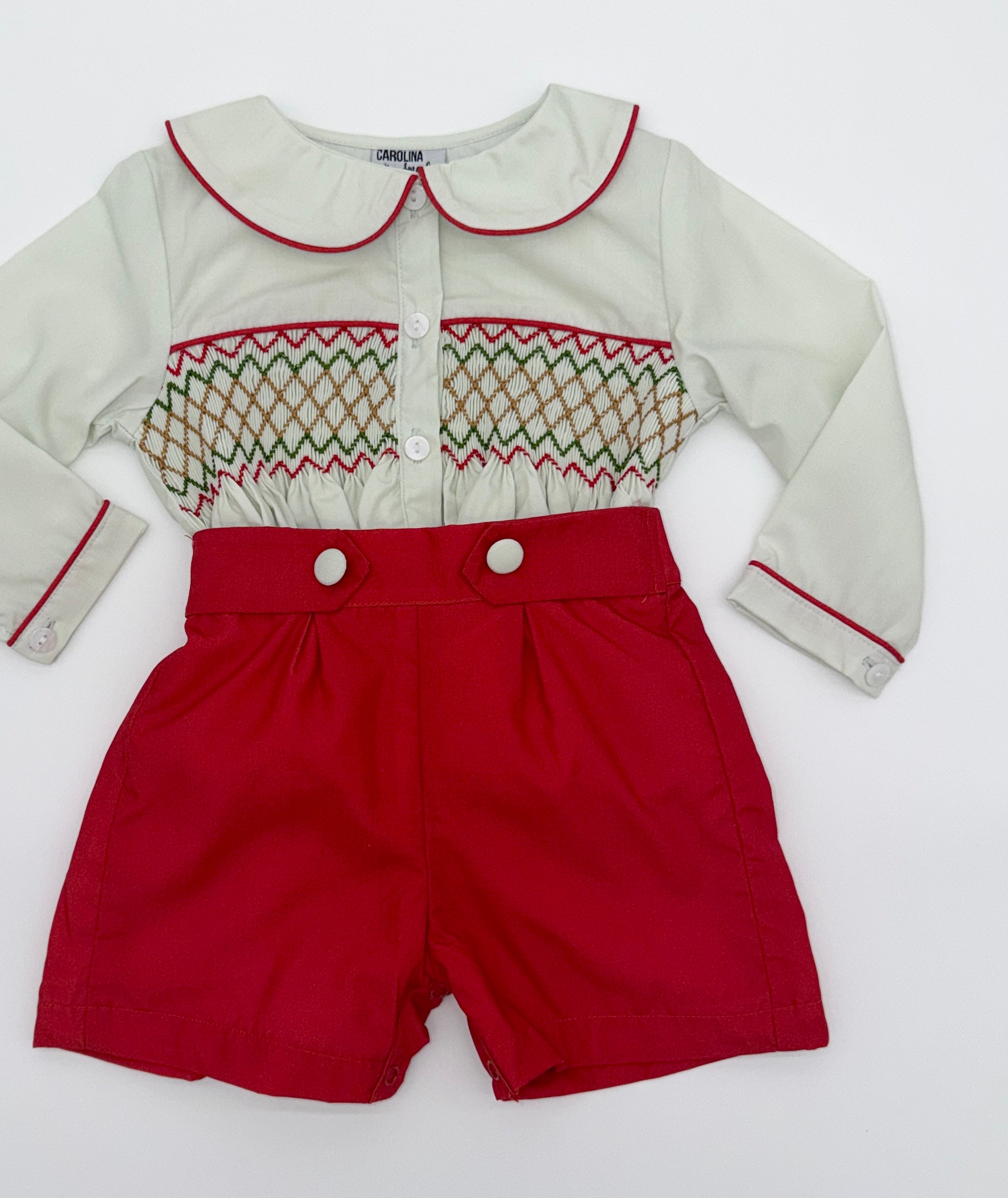 Santa Toile Short Set