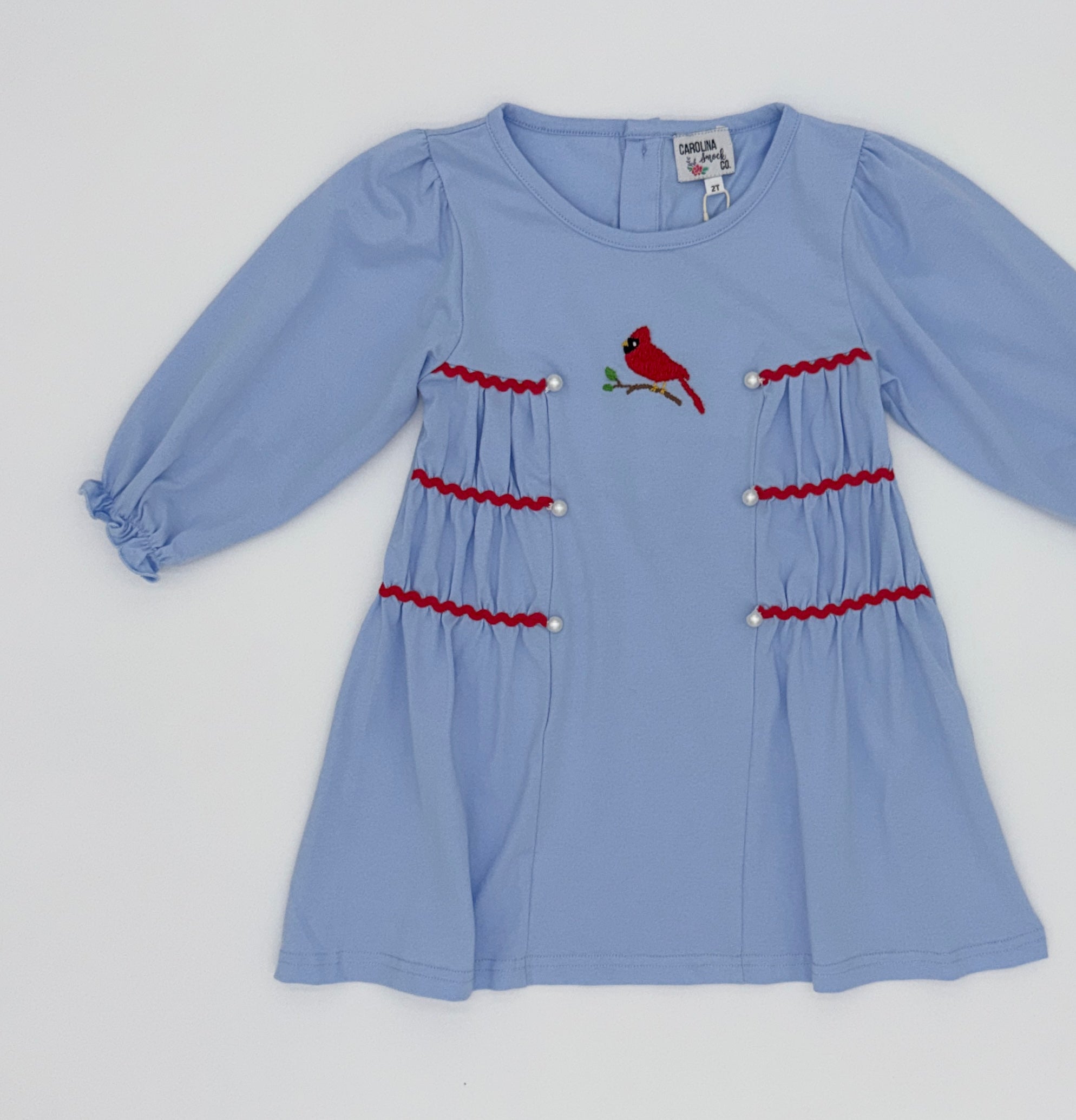 Handstitched Cardinal Dress