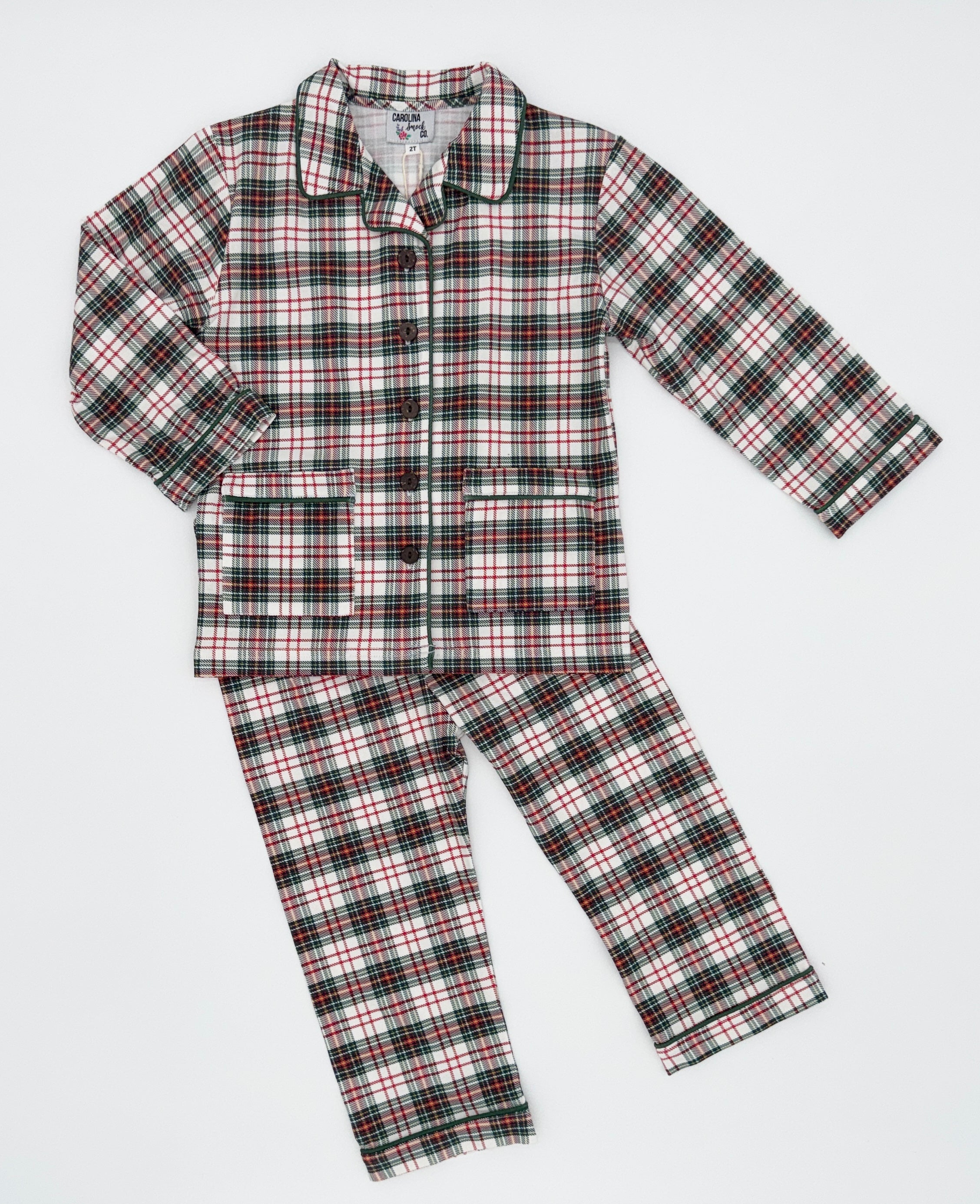 Vintage Plaid Lounge Set