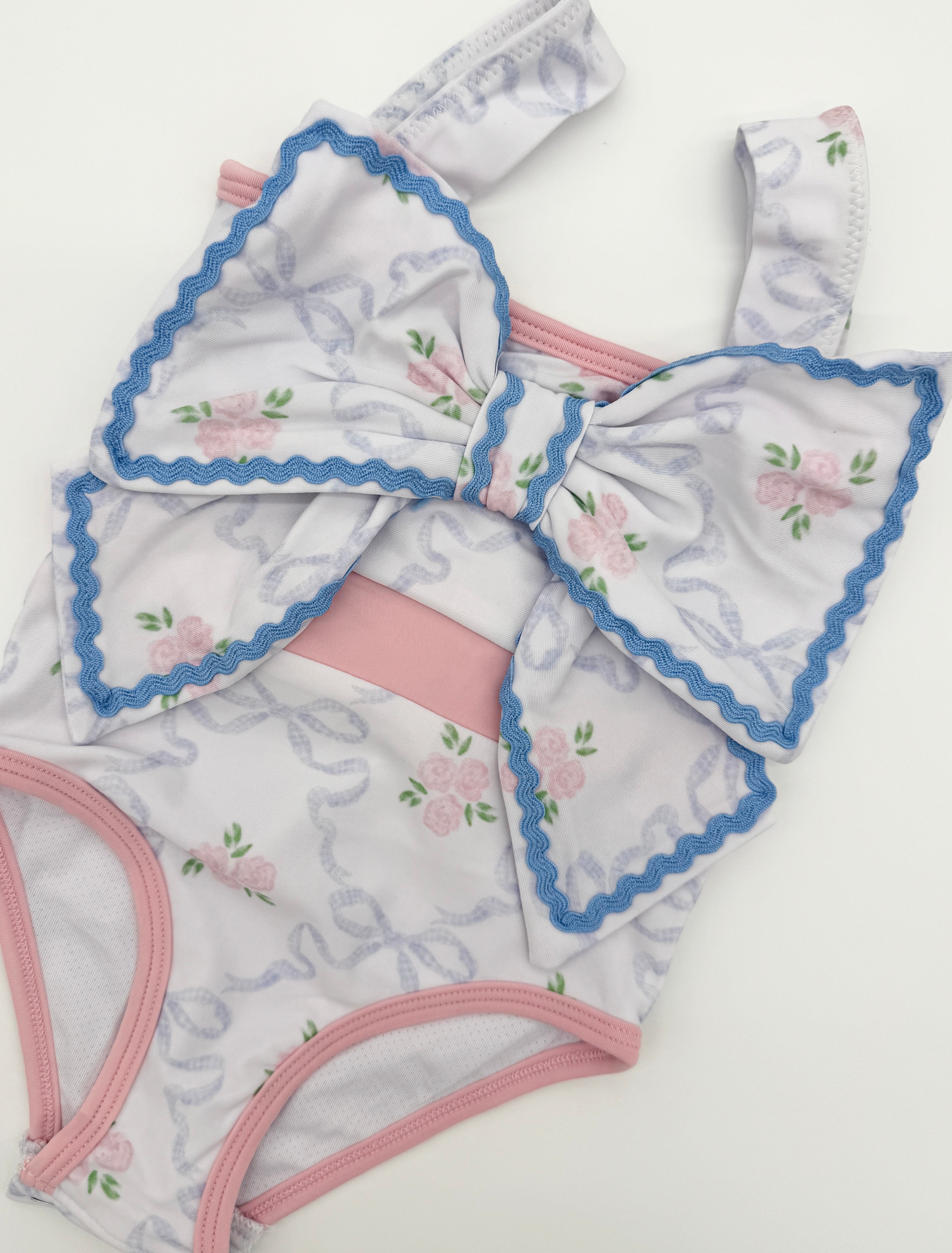 Bows & Roses 1pc. Swimsuit