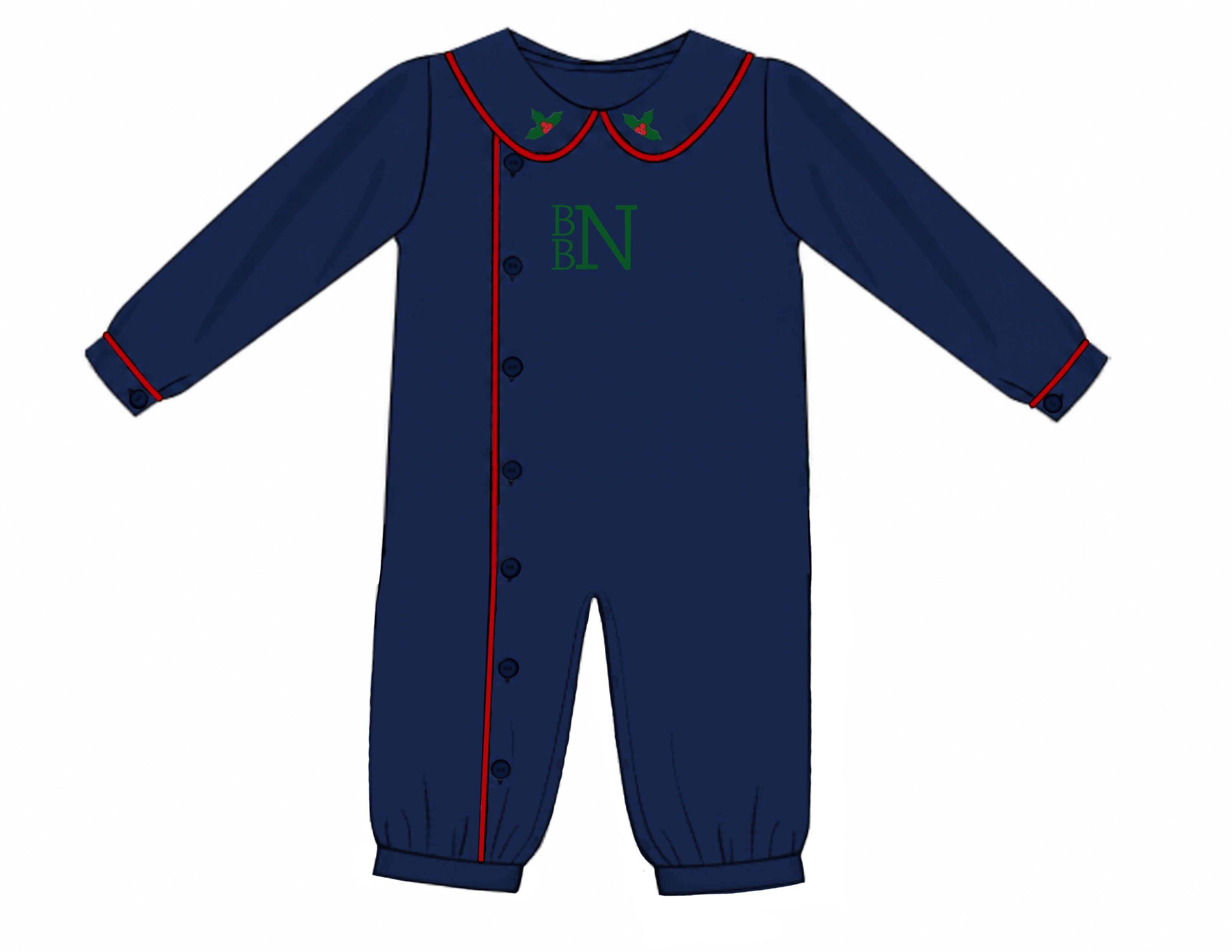PO91 Holly-Days Romper