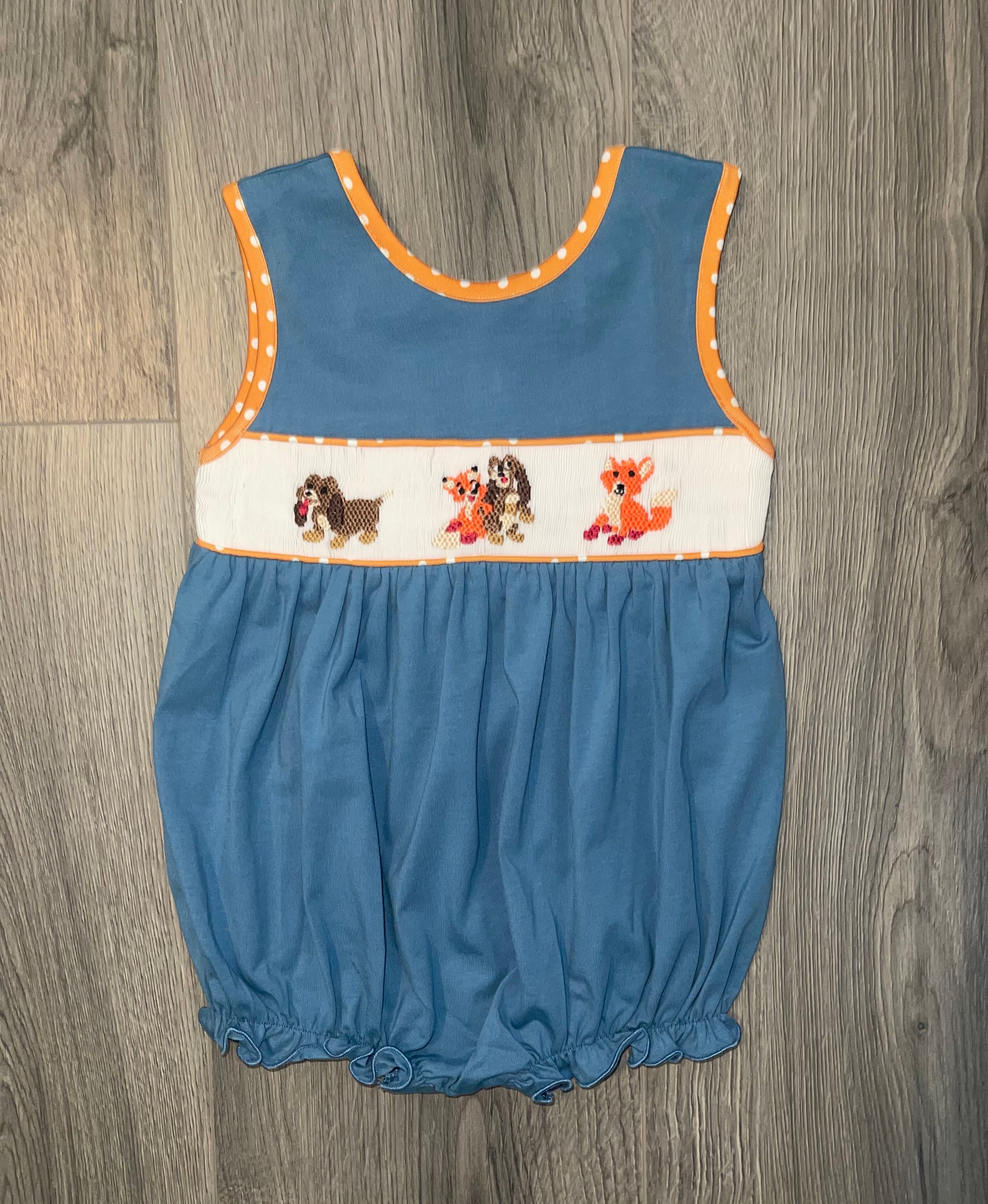 Smocked Fox & Hound Bubble