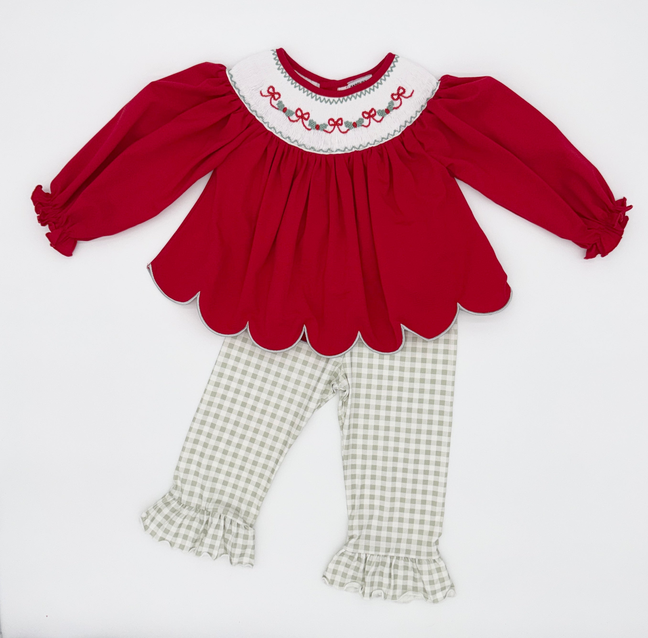 Bows & Holly Pant Set