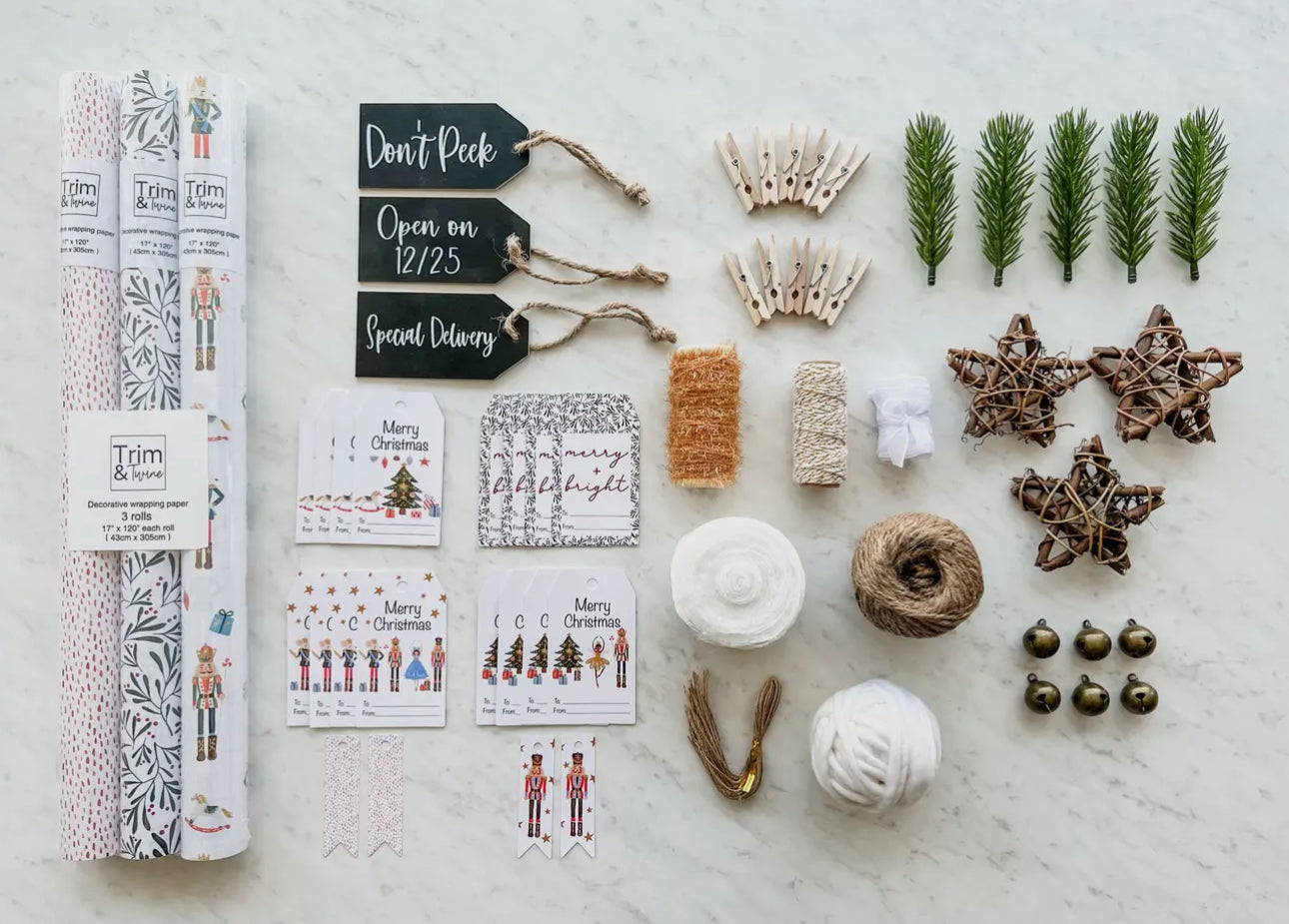 Holiday Nutcracker Wrapping Kit