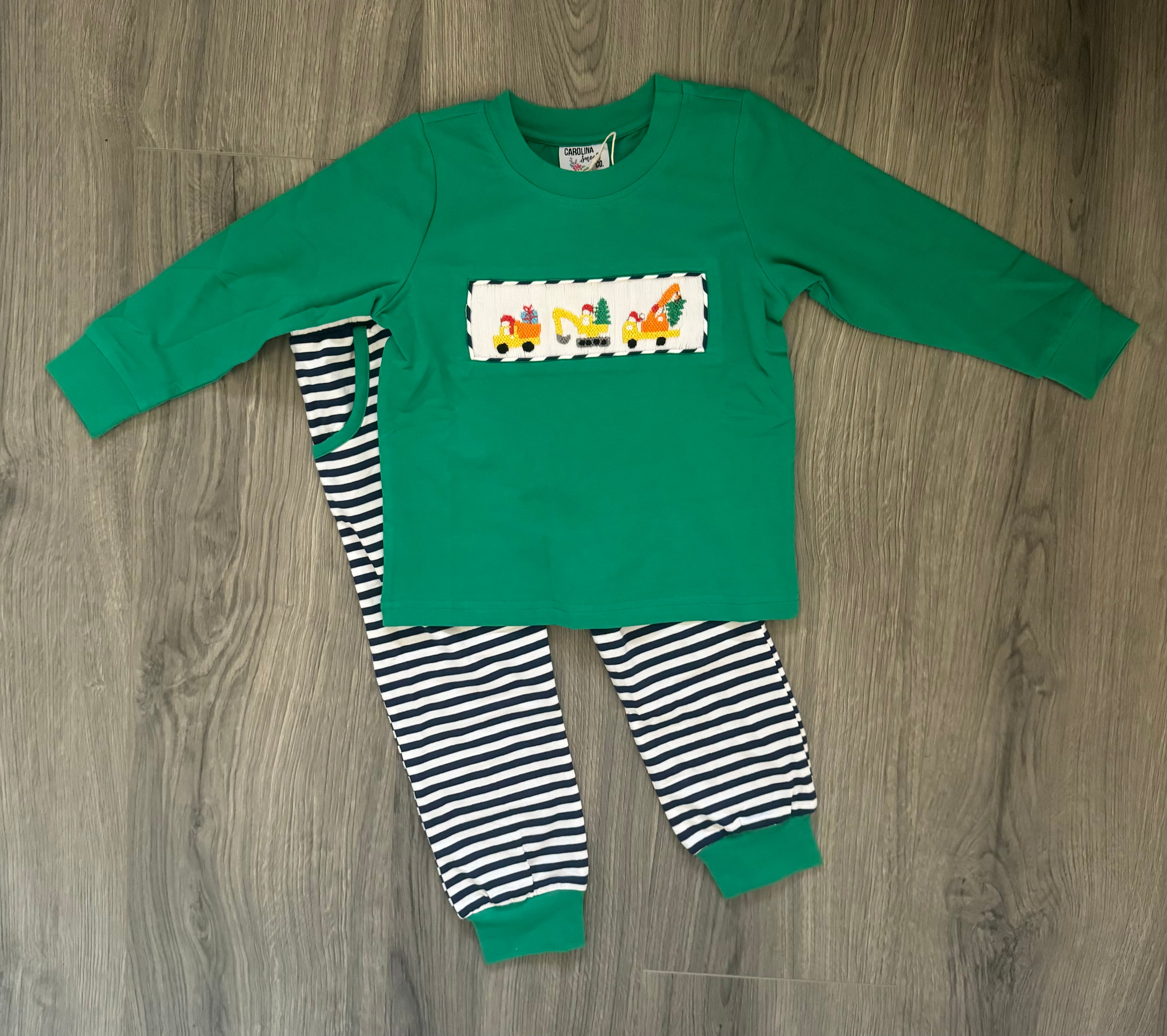 Constructing Christmas Jogger Set