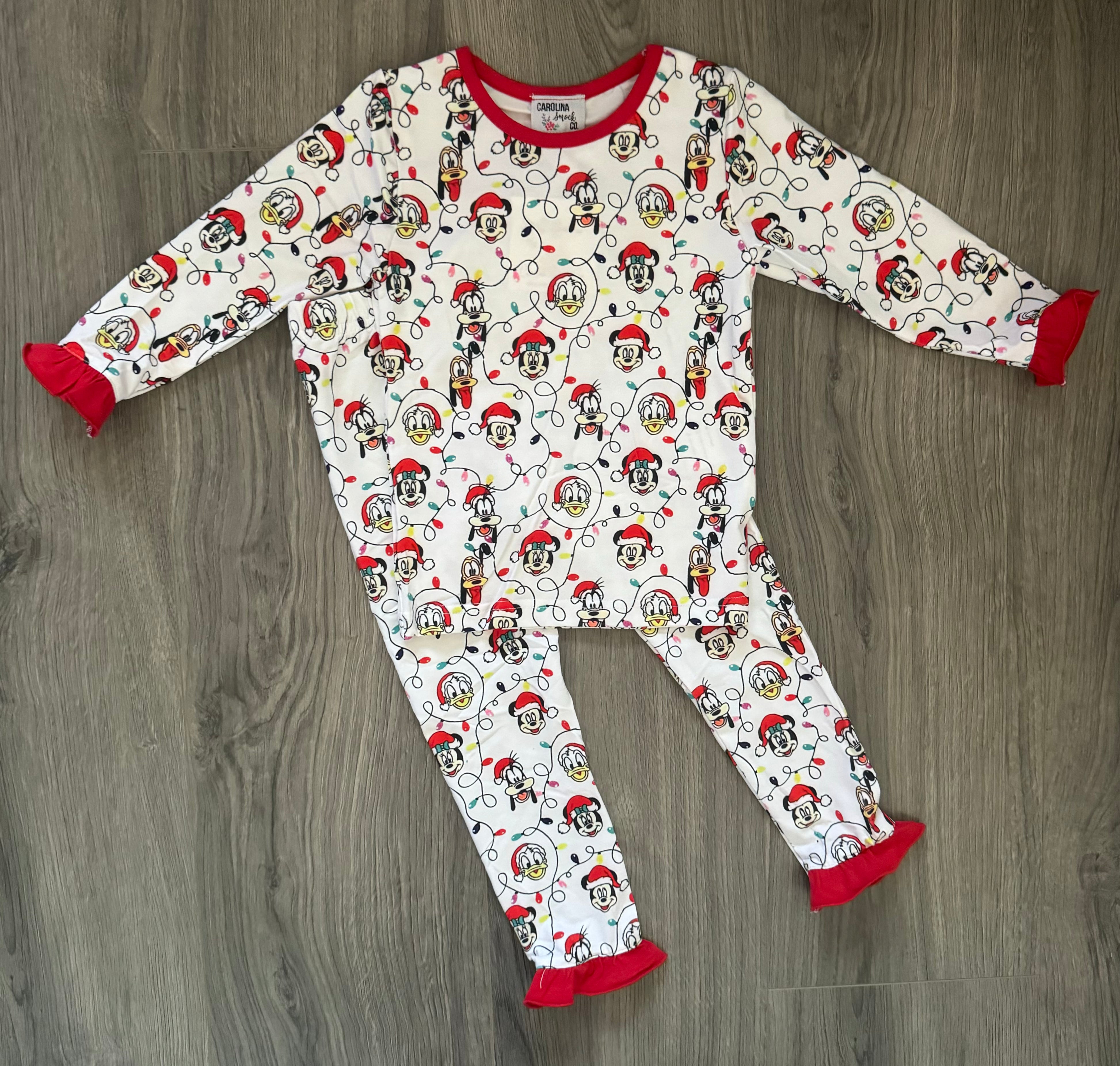 Merry Mouse Pajamas Girl Set