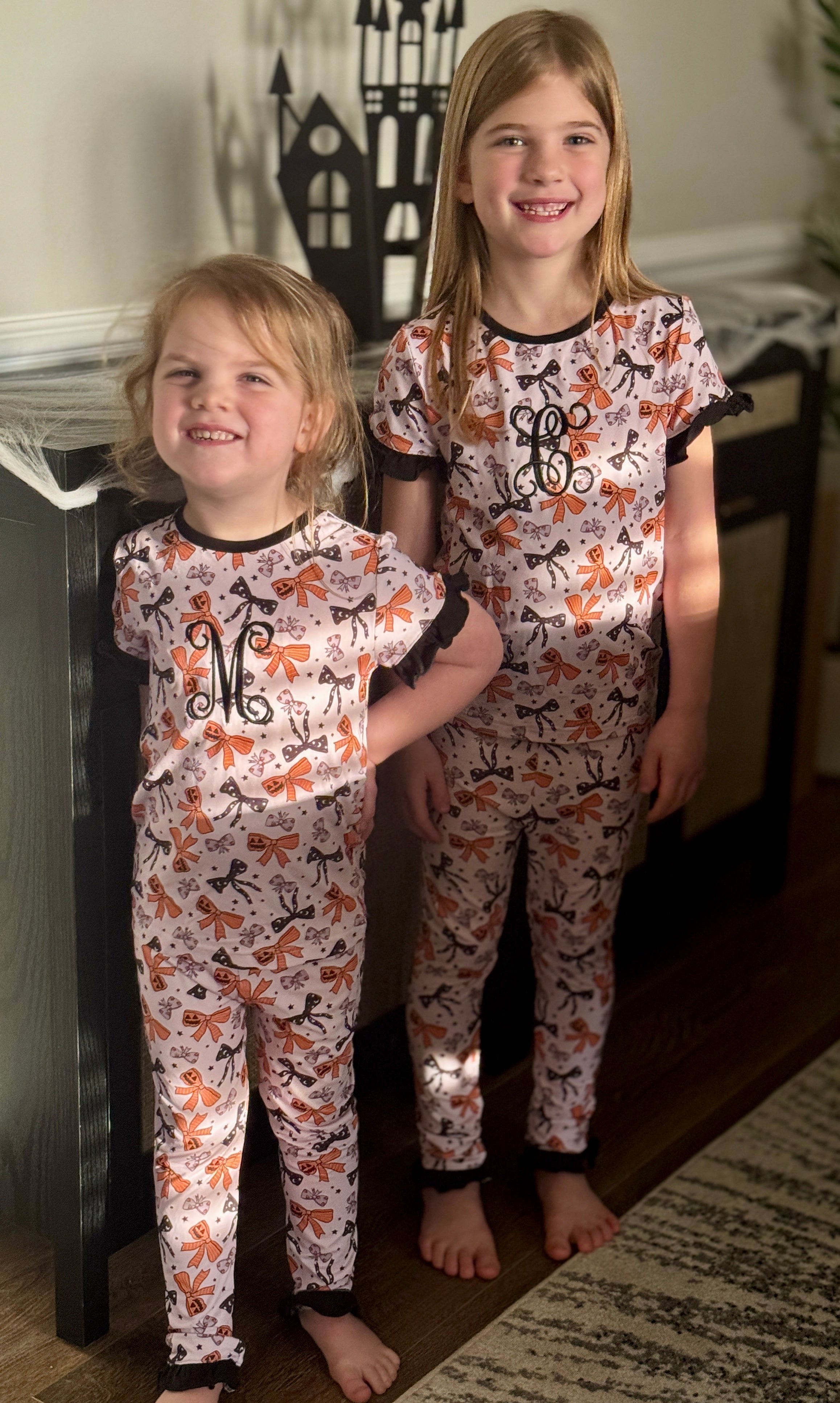 Halloween Bow Pajamas