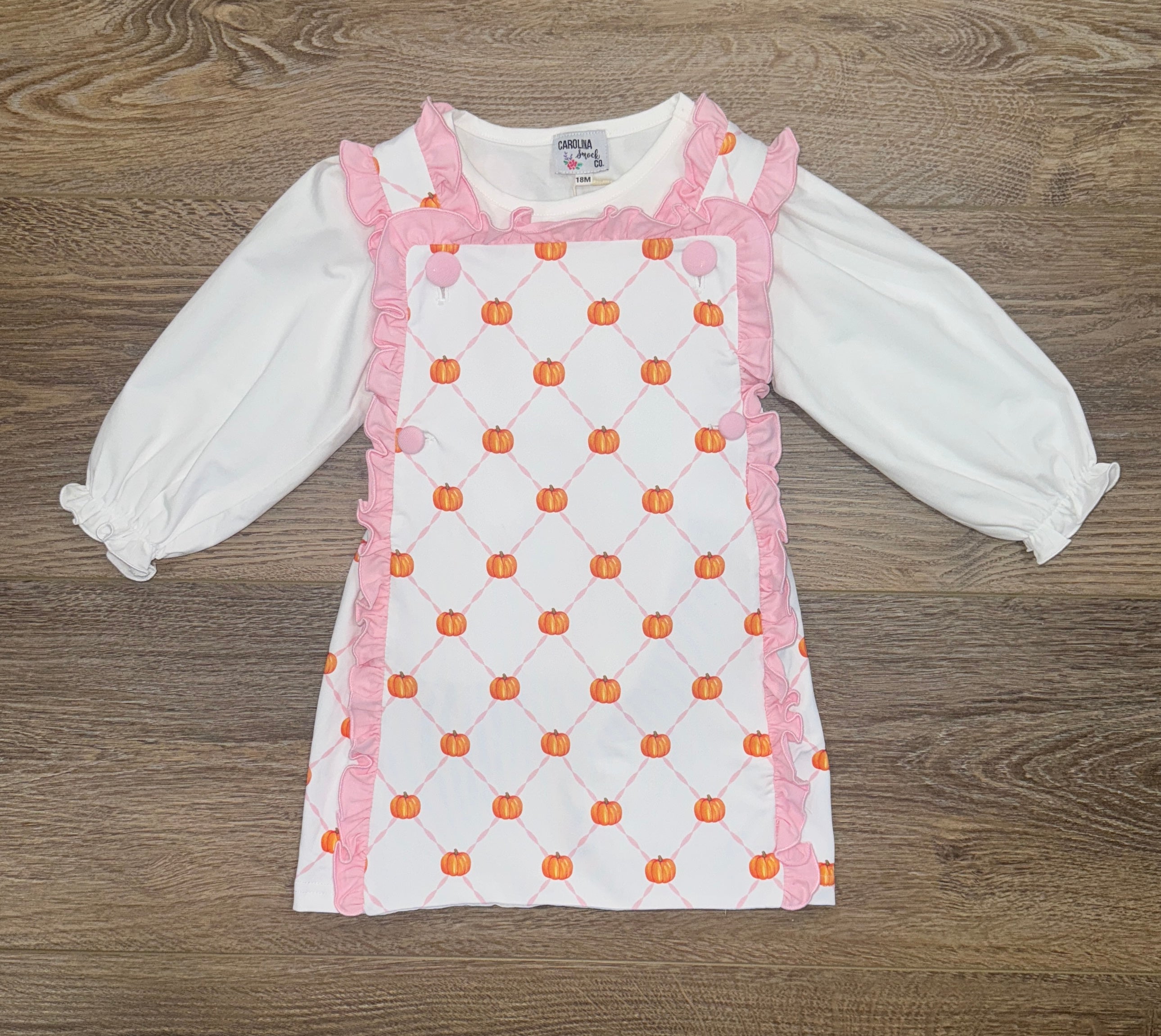 Pumpkin Trellis Dress Set