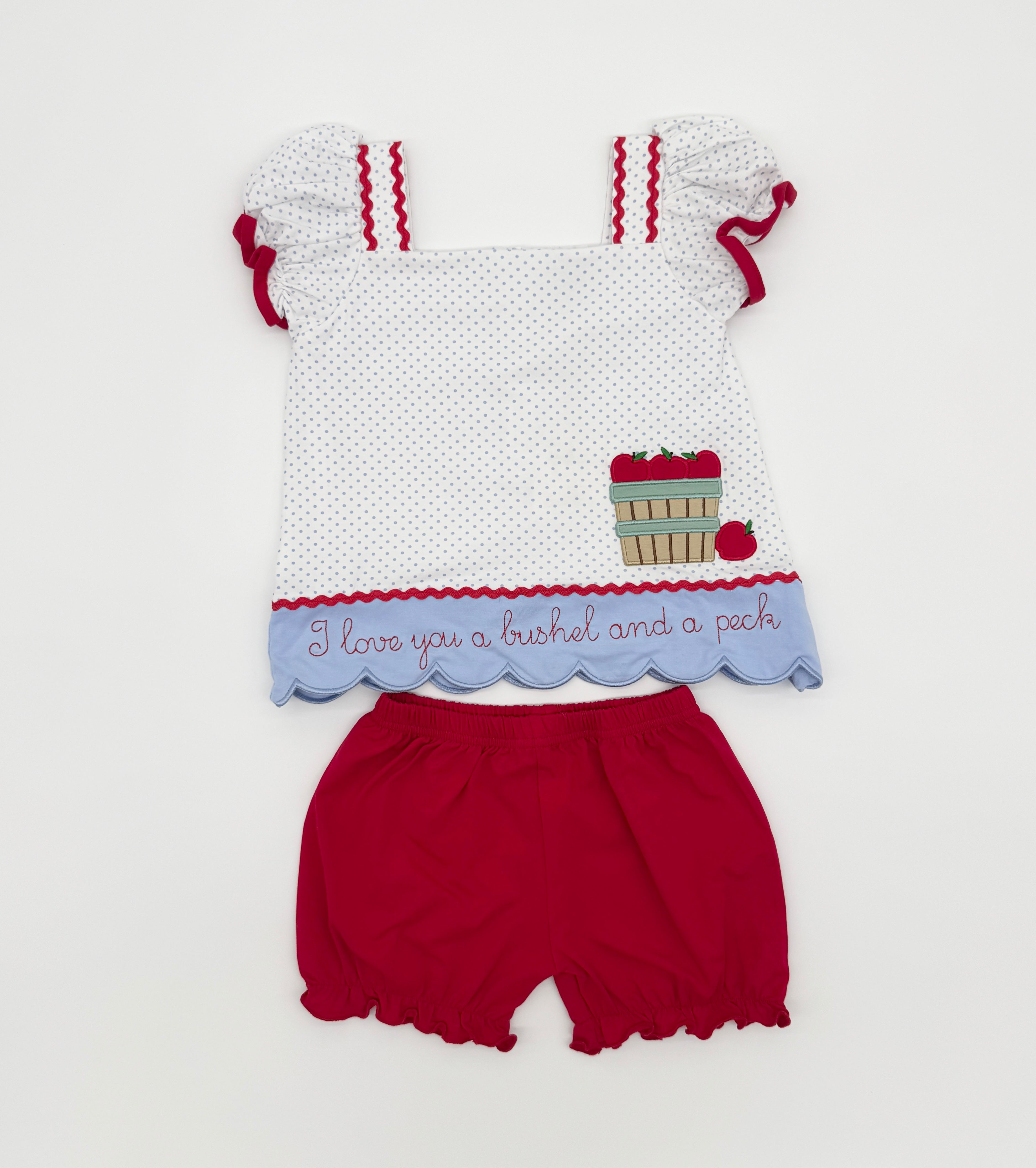 Bushel & A Peck Girl Short Set