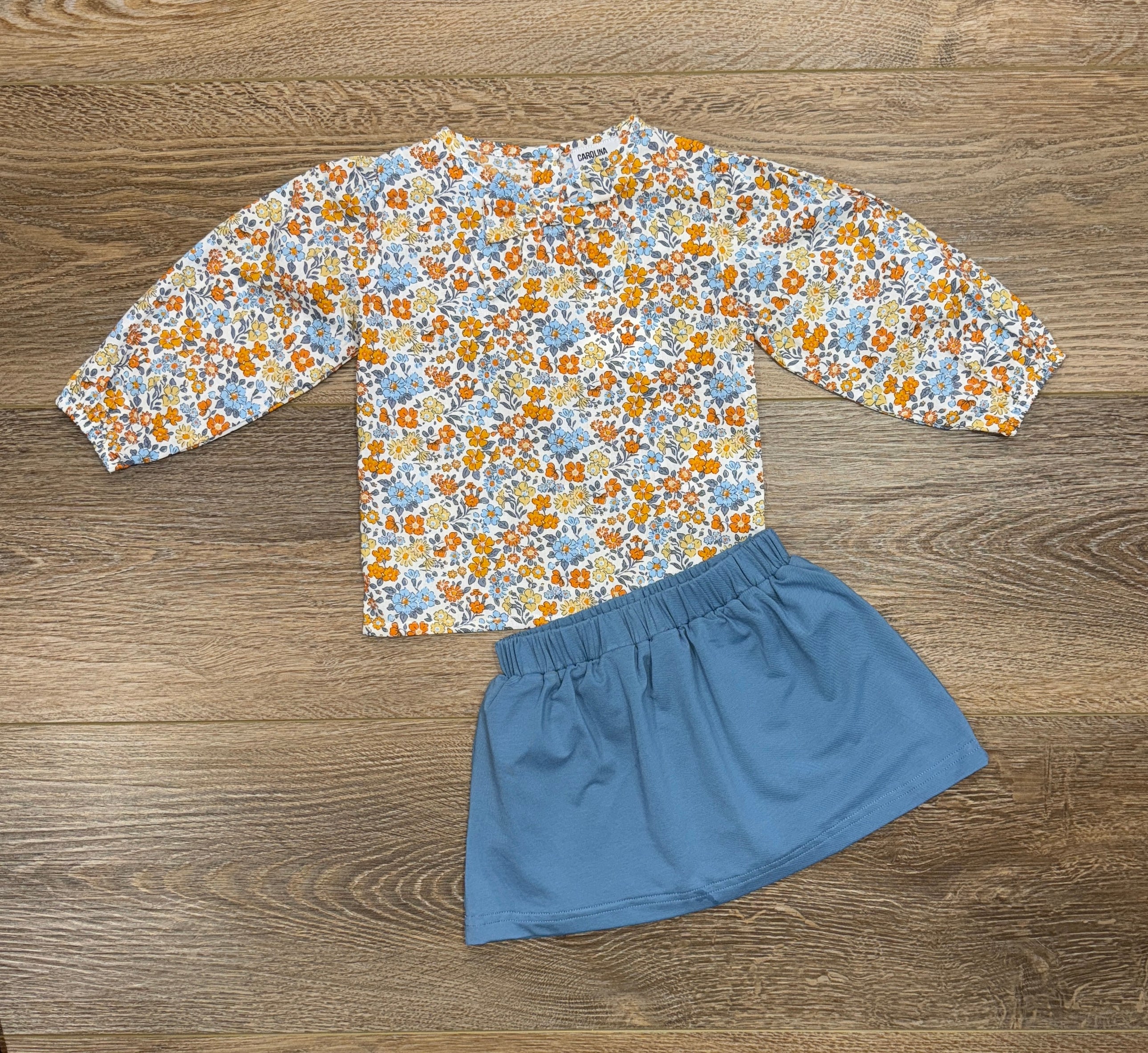 Sunset Floral Skort Set