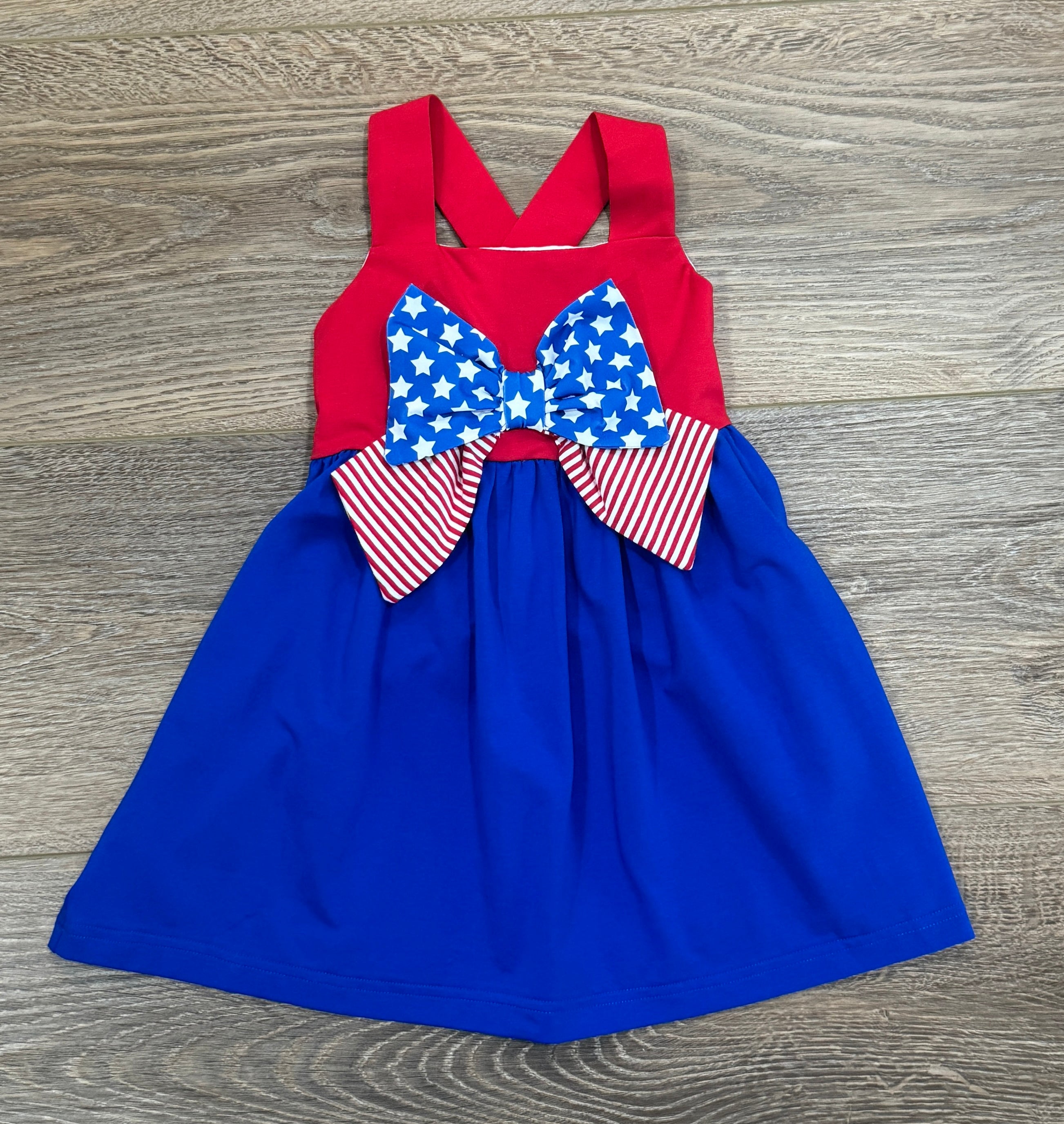 Stars & Stripes Bow Dress