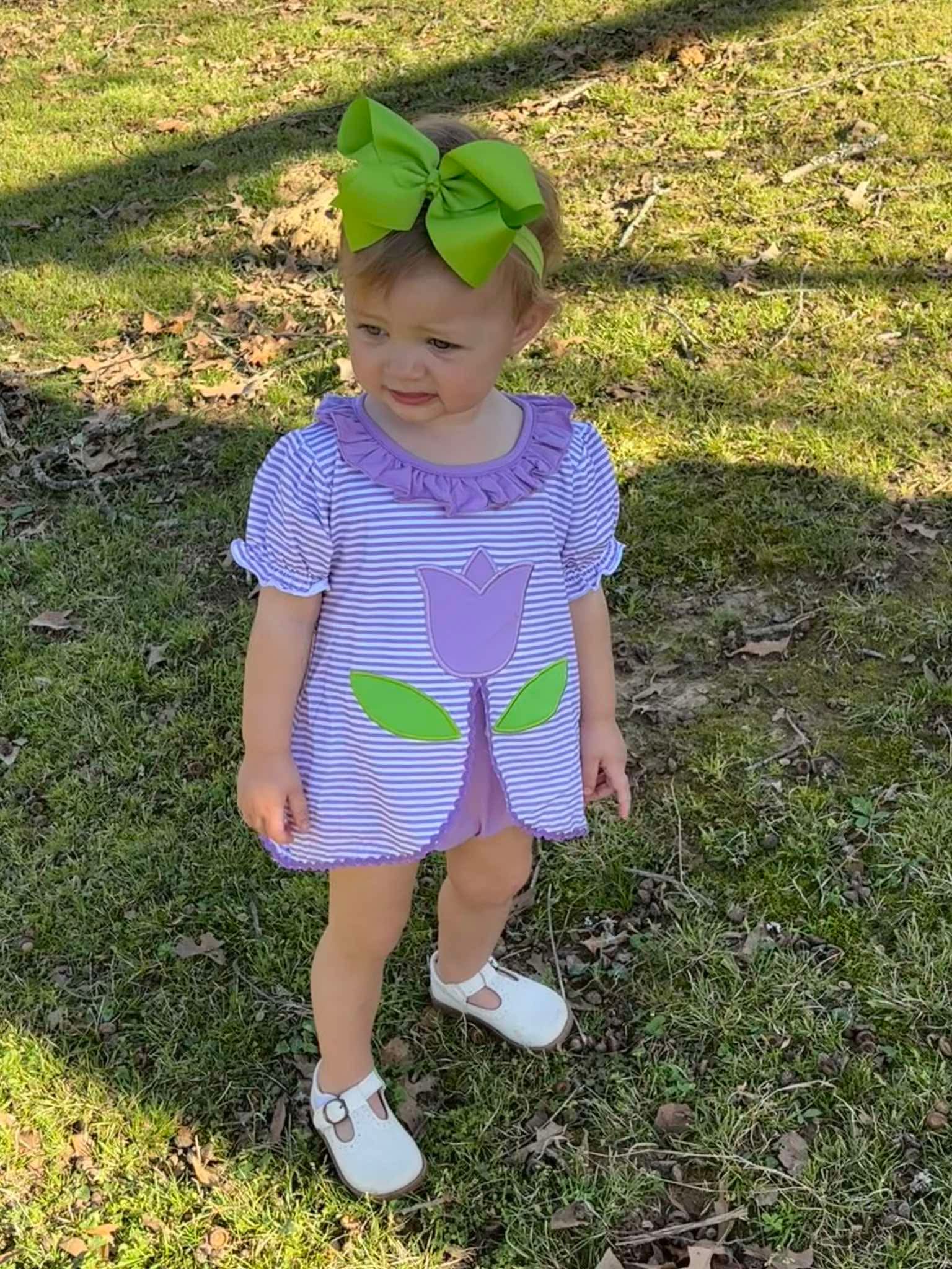 Purple Tulips Bubble