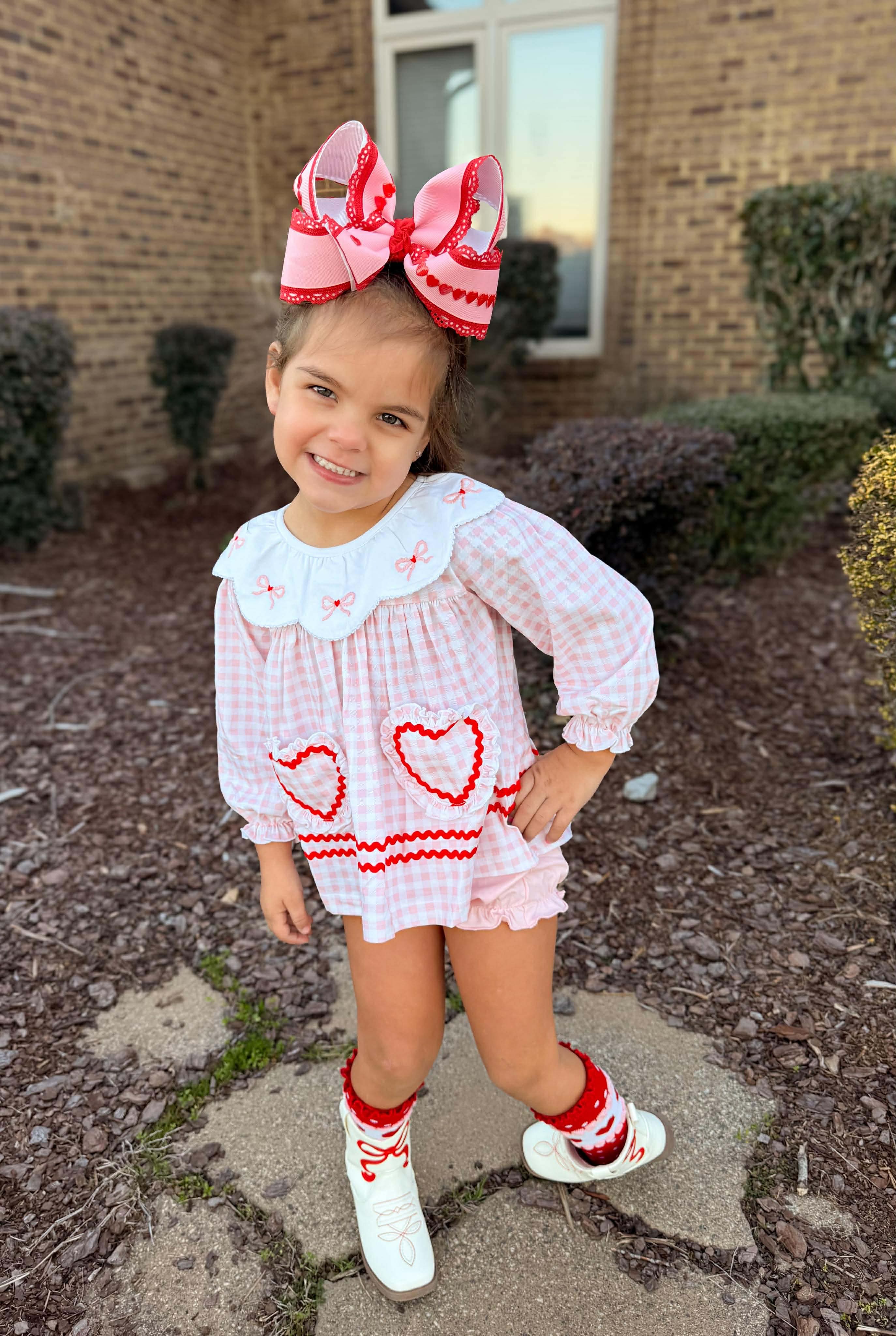 Heart Pockets Bloomer Set