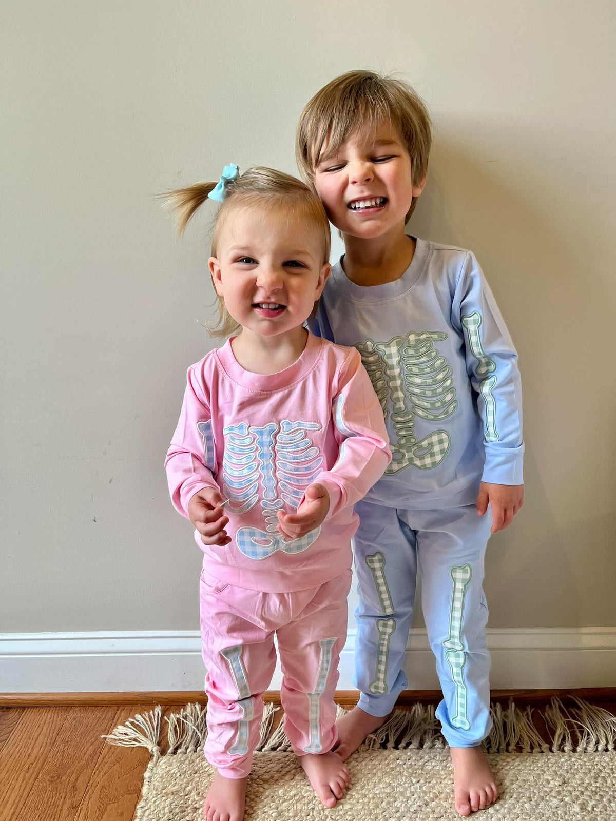 Spooky Bones Pink Set