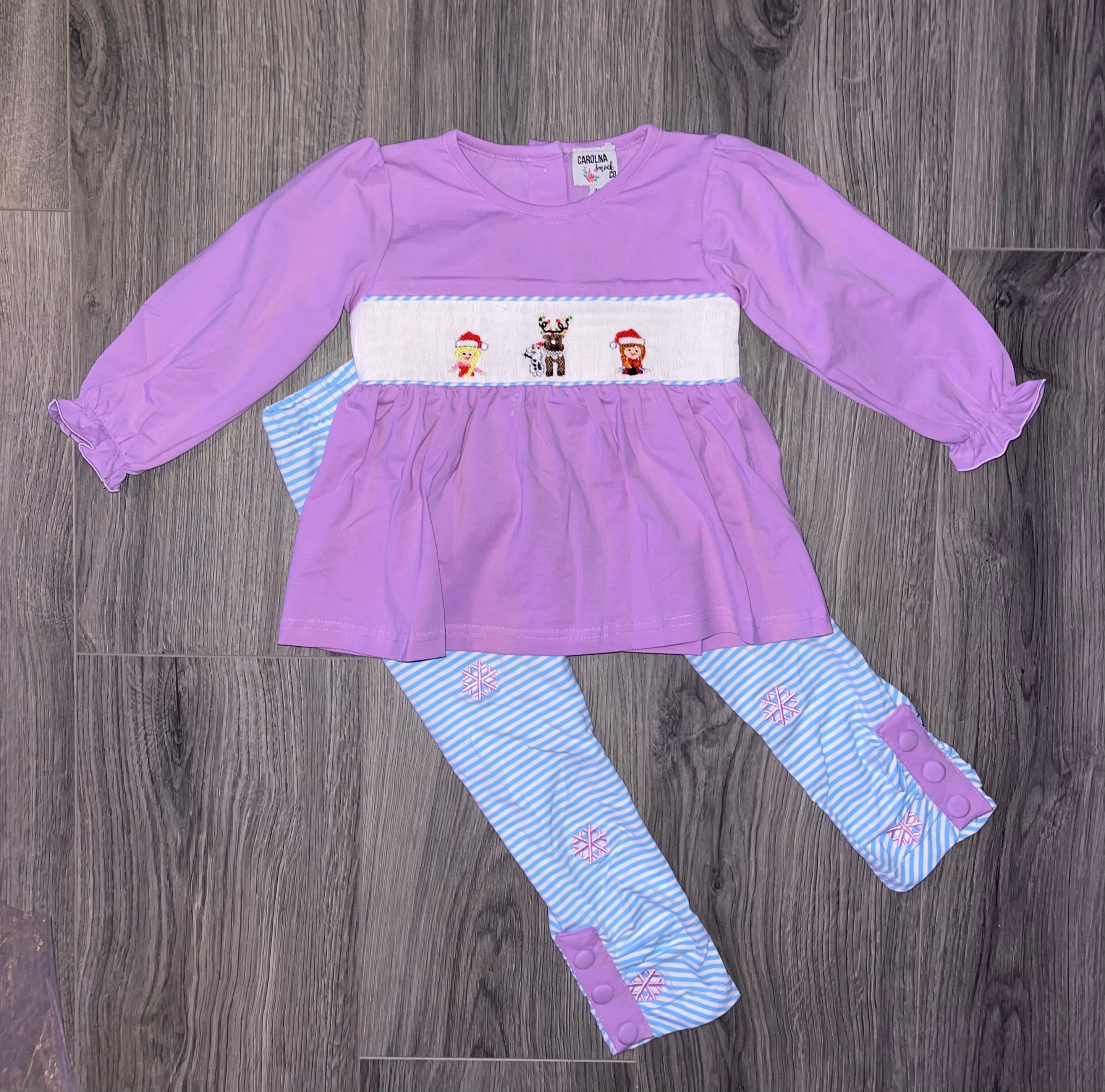 A Frozen Christmas Legging Set