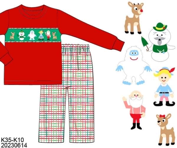 Classic Rudolph Pant Set