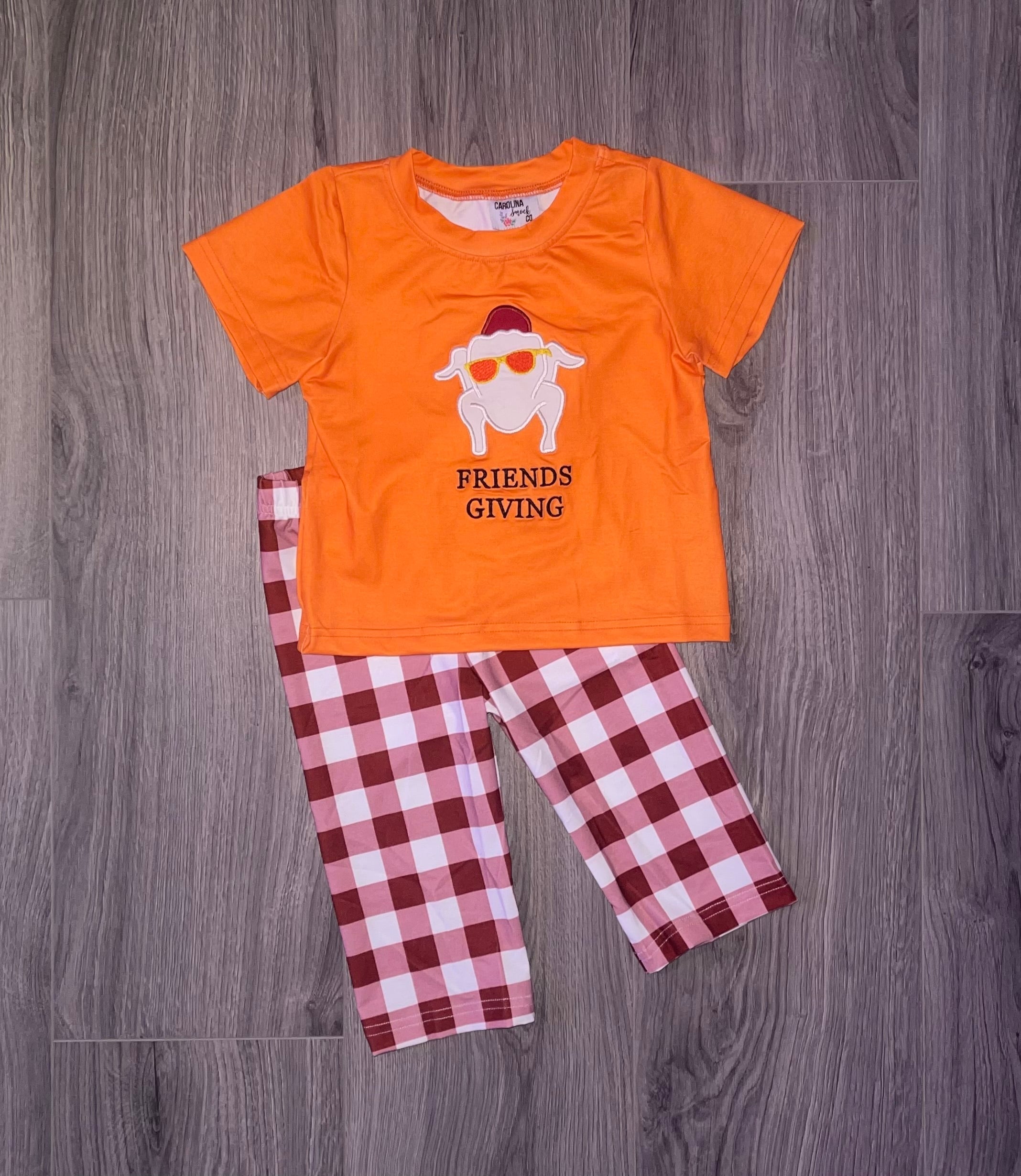 Friendsgiving Boys Pant Set