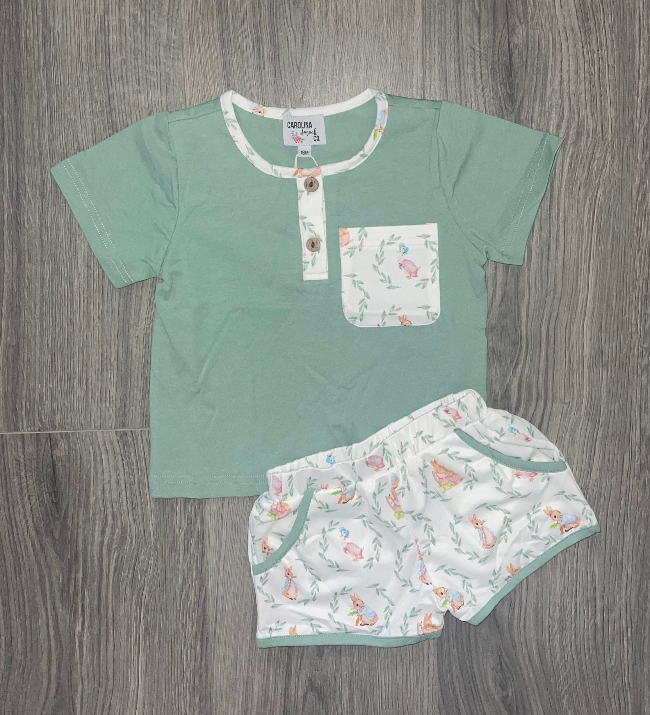 Peter Rabbit Knit Short Set